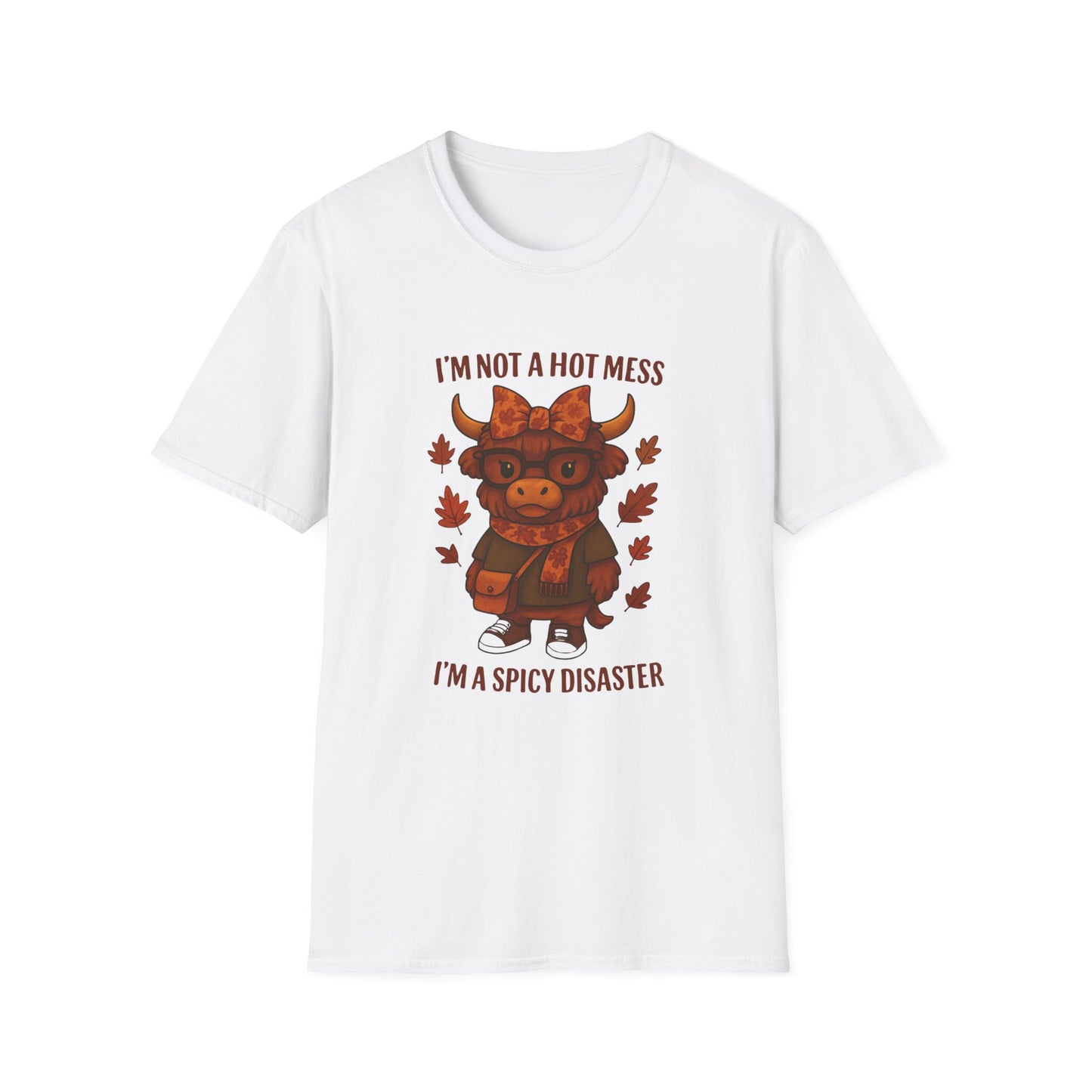 Spicy Disaster Fall Cow T-Shirt