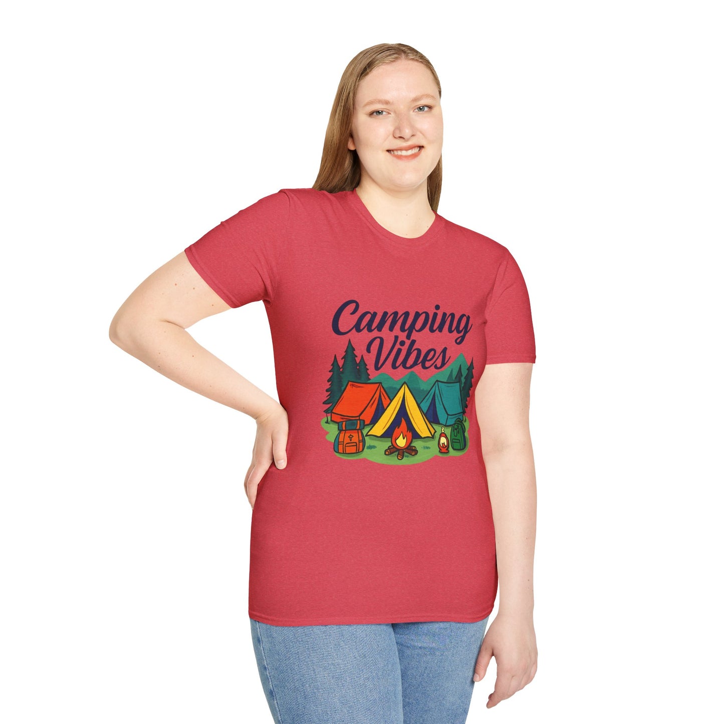 Camping Vibes Unisex Softstyle T-Shirt