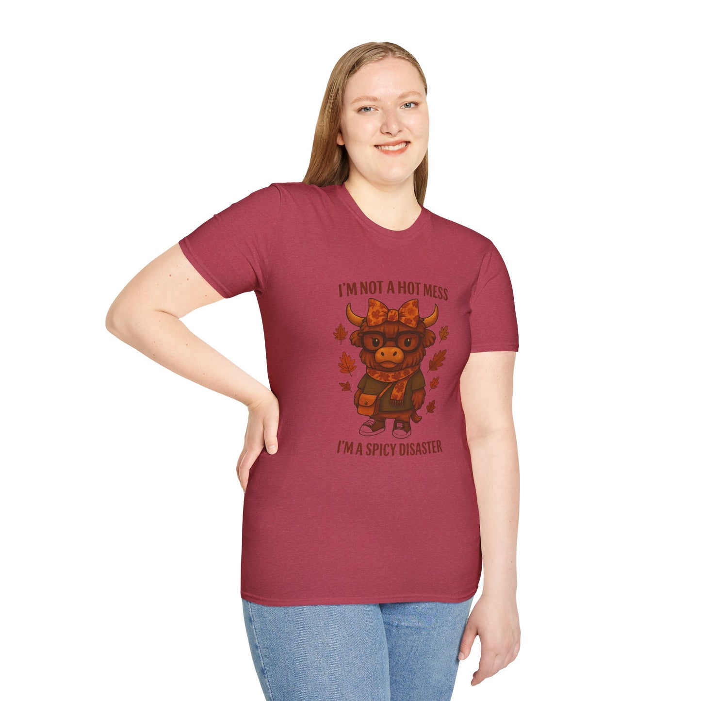 Spicy Disaster Fall Cow T-Shirt
