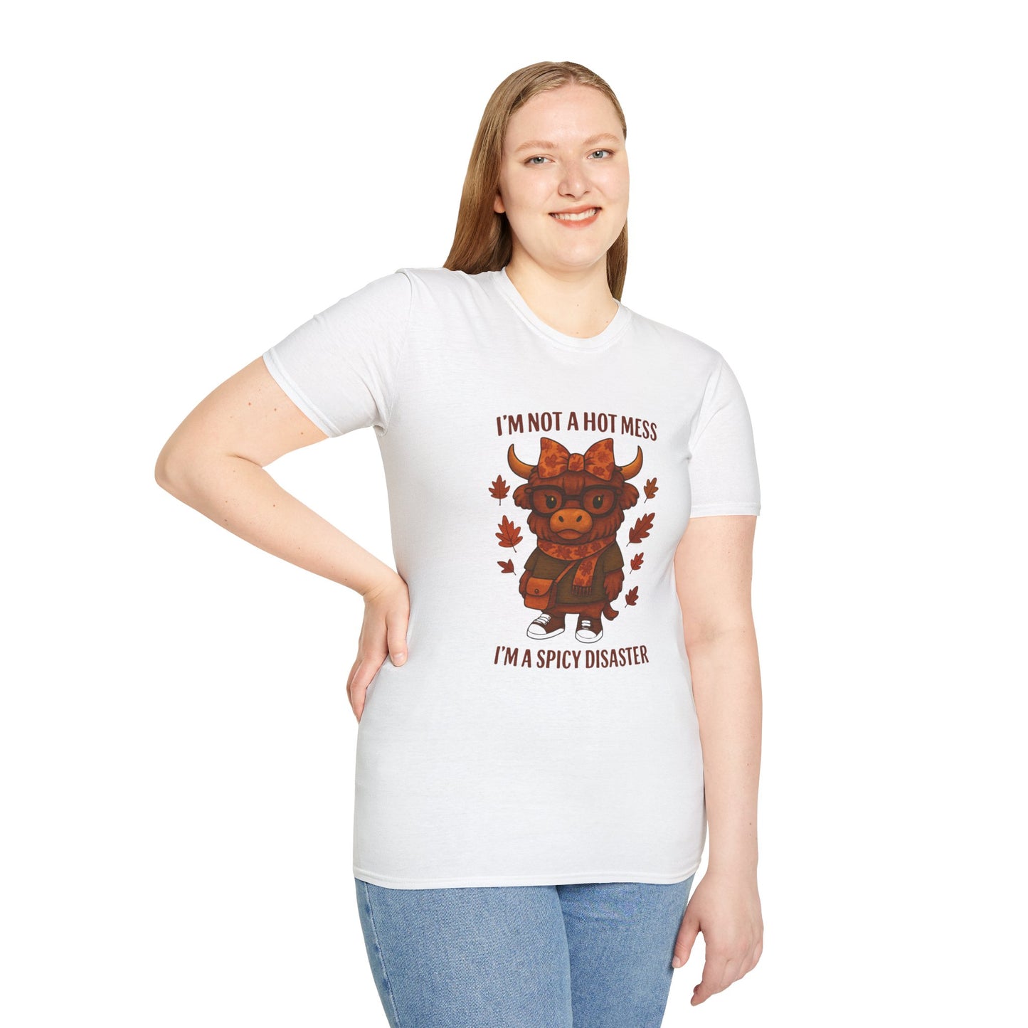 Spicy Disaster Fall Cow T-Shirt