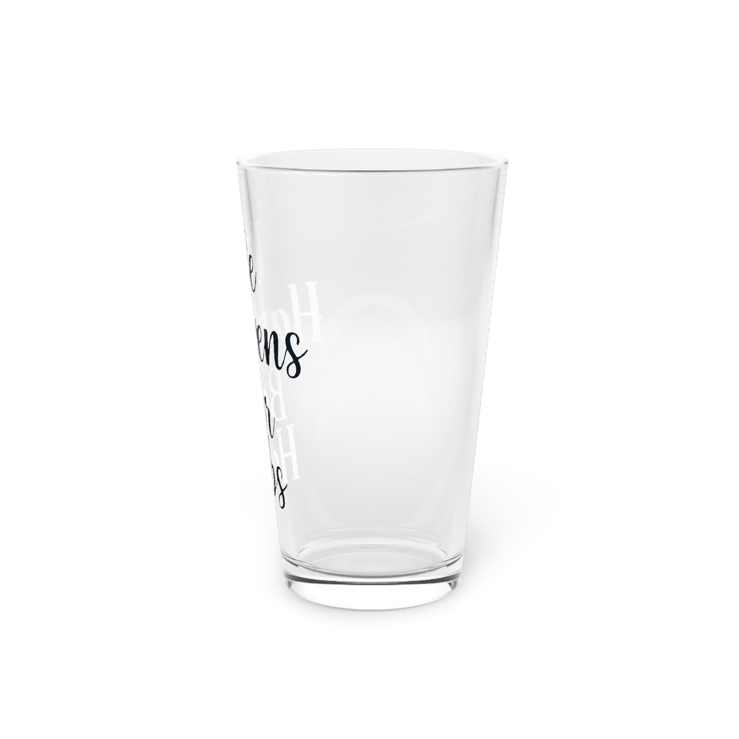 16oz Pint Glass - Life Happens Beer Helps