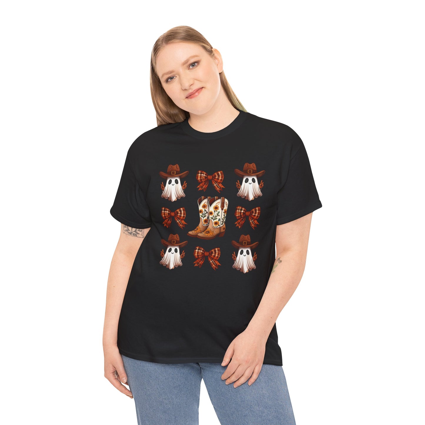 Boo Cowgirl Unisex Heavy Cotton Tee