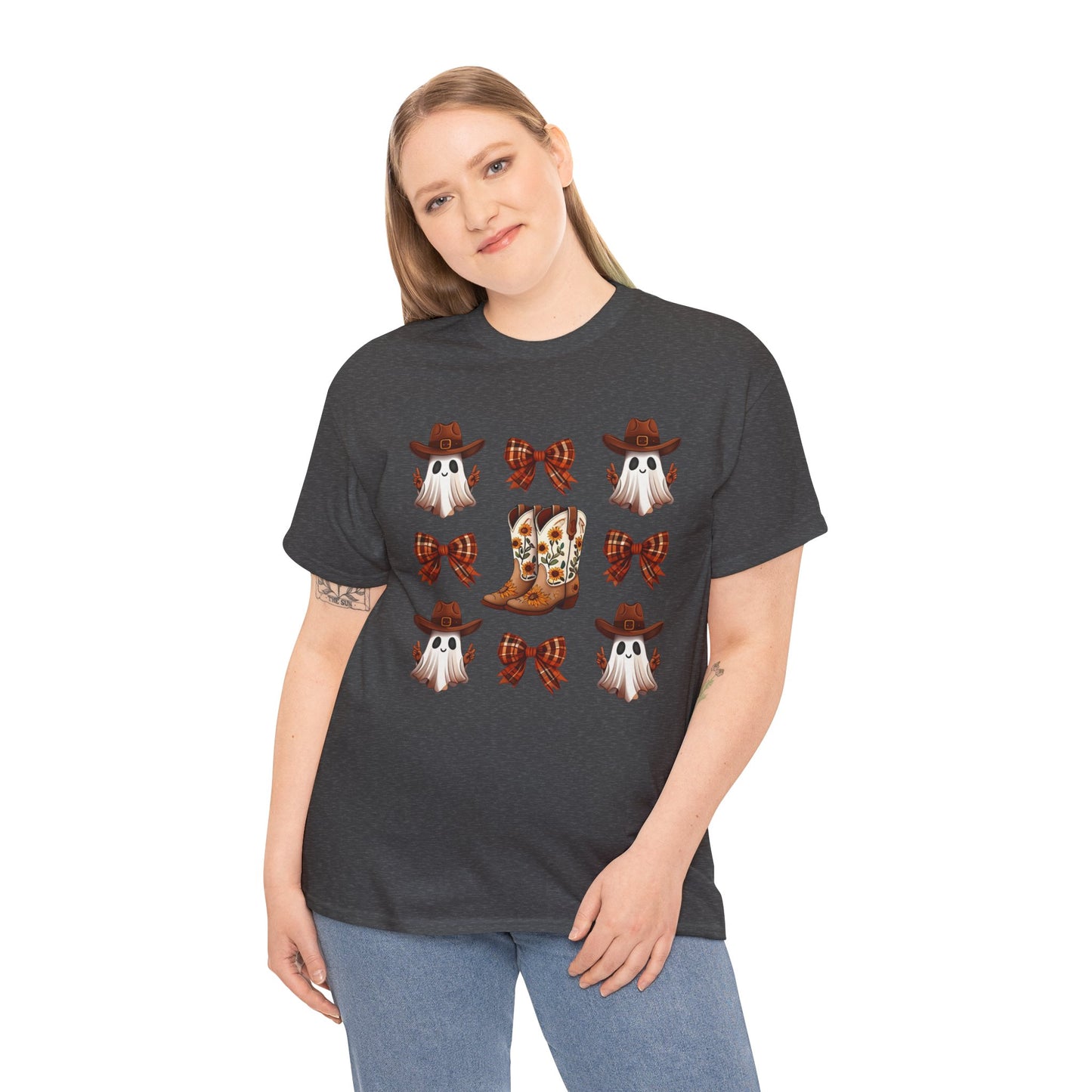 Boo Cowgirl Unisex Heavy Cotton Tee