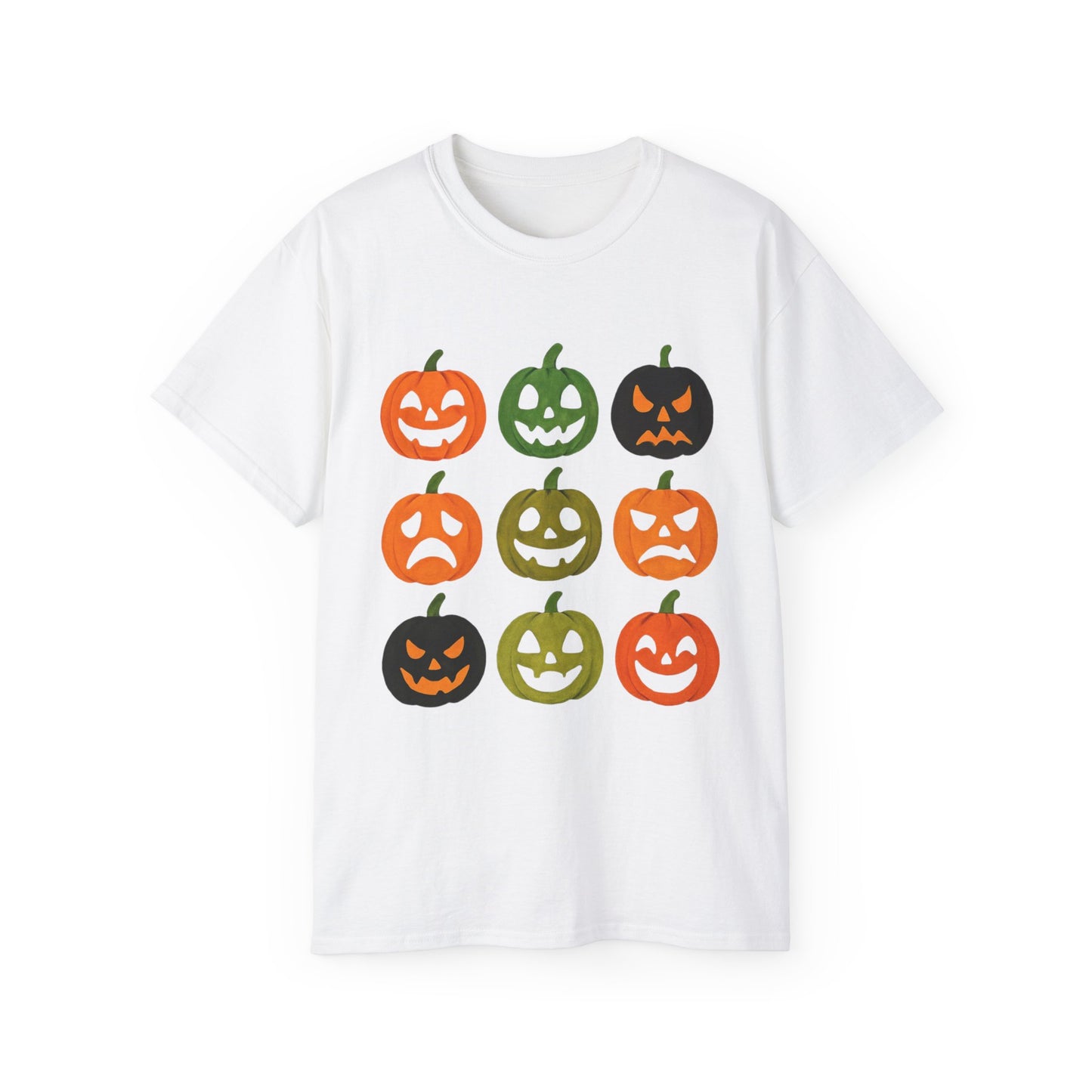 Halloween Pumpkin Faces T-Shirt