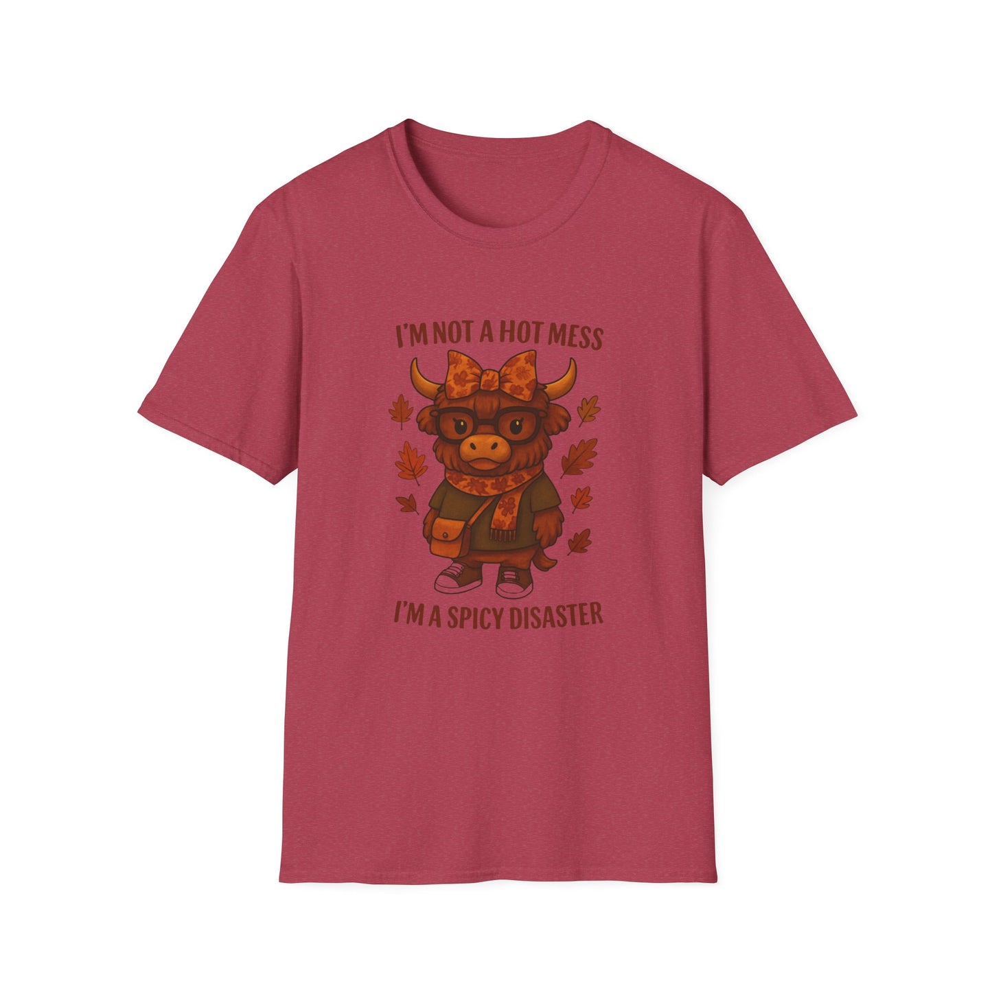 Spicy Disaster Fall Cow T-Shirt