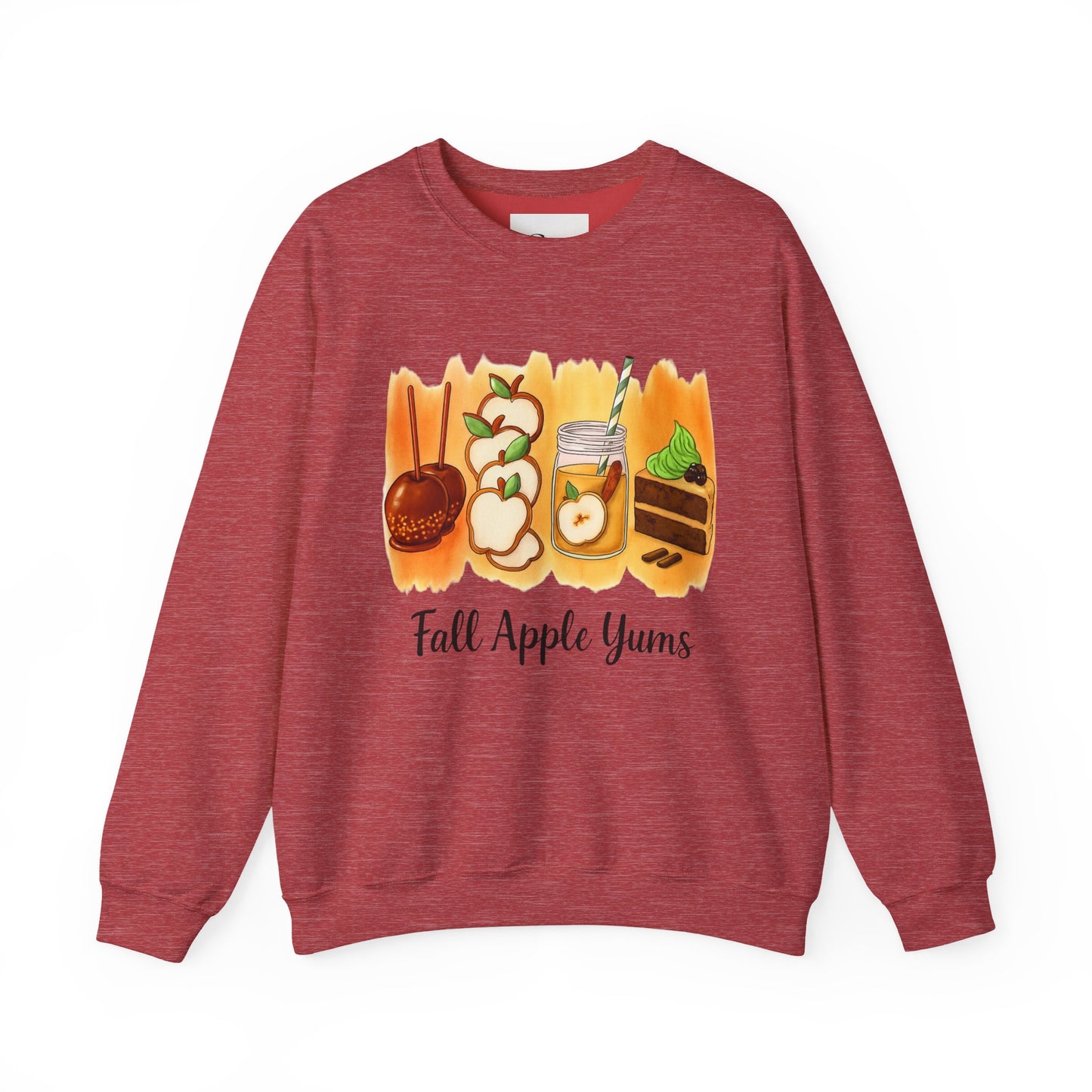 Fall Apple Yums Crewneck Sweatshirt