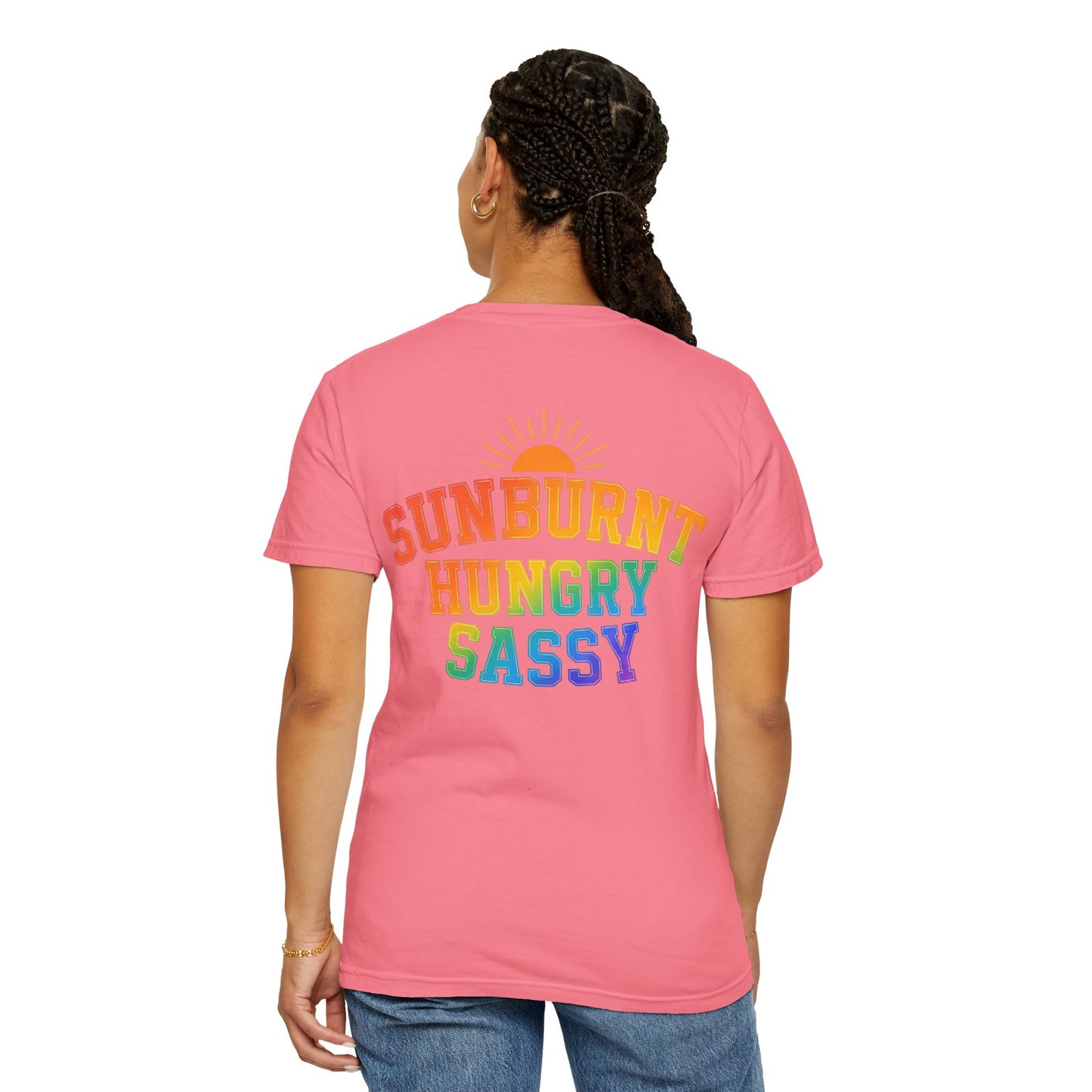 Sunburnt Hungry Sassy Garment-Dyed T-shirt