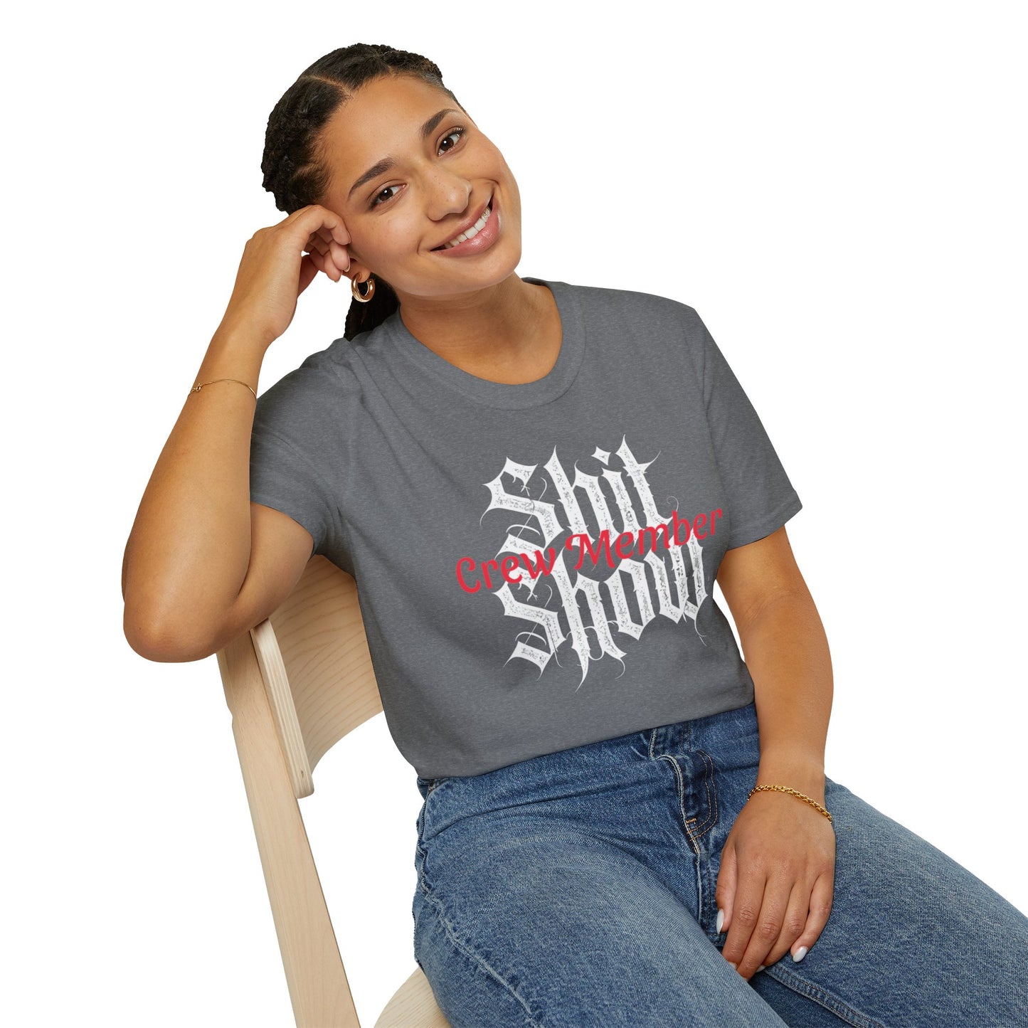 $hit Show Crew Member Unisex Softstyle T-Shirt