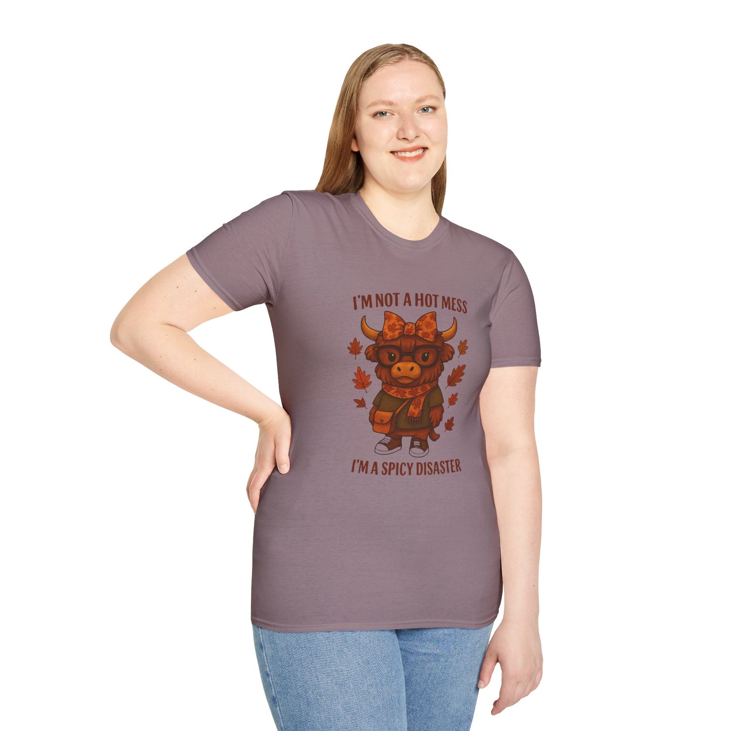 Spicy Disaster Fall Cow T-Shirt