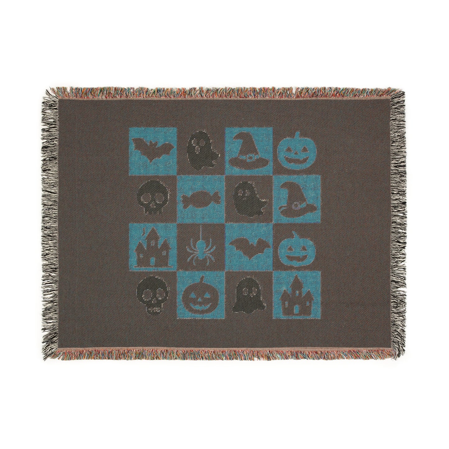 Halloween Themed Woven Blanket