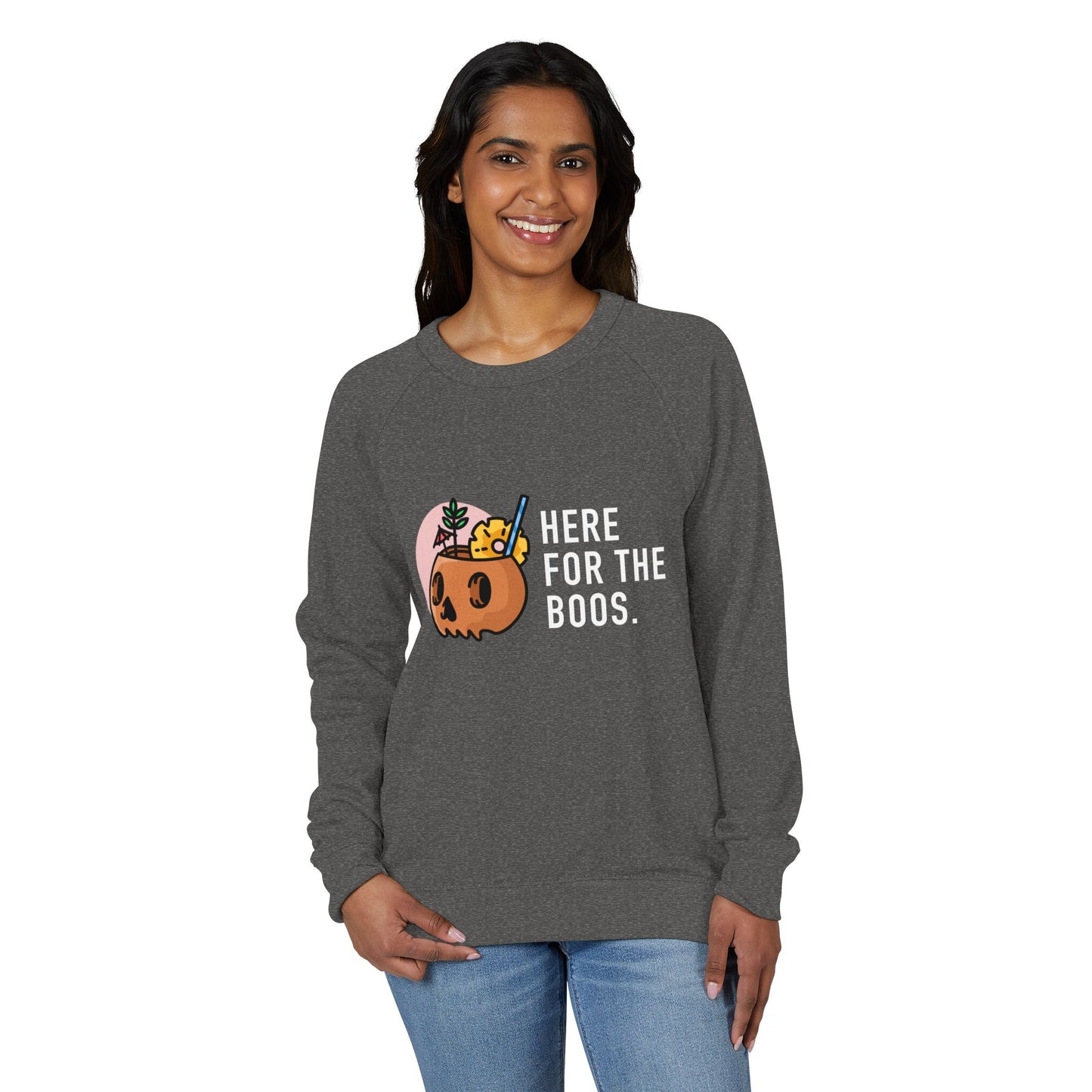 Here for the Boos Halloween Unisex French Terry Sweatshirt