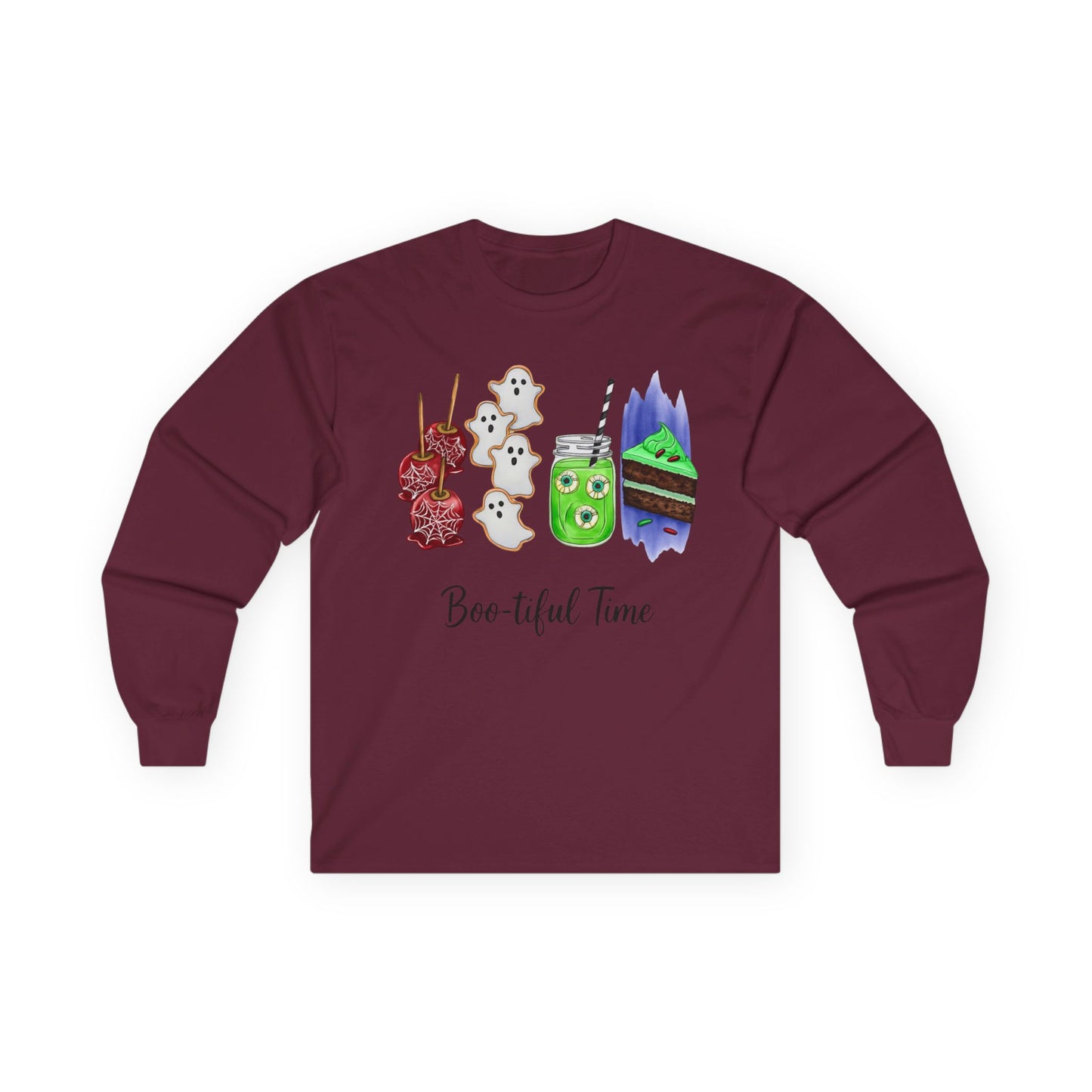 Boo-tiful Time Long Sleeve Unisex Cotton Tee