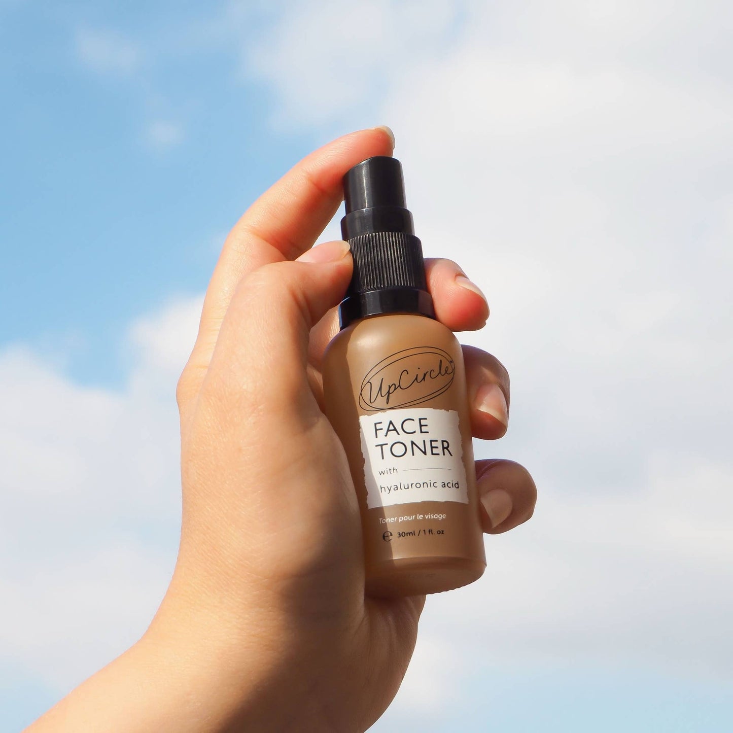 Vegan Face Toner with Hyaluronic Acid for Summer - Beach Travel Size
