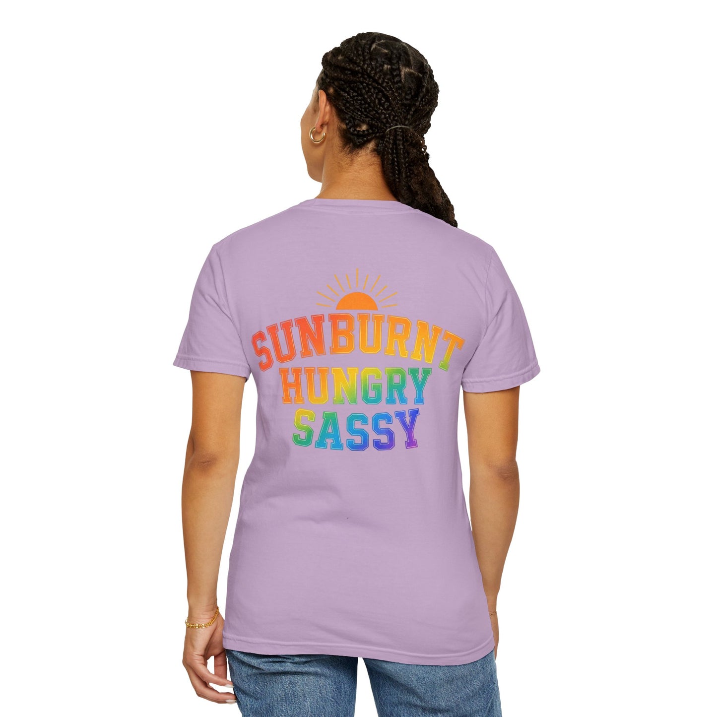 Sunburnt Hungry Sassy Garment-Dyed T-shirt