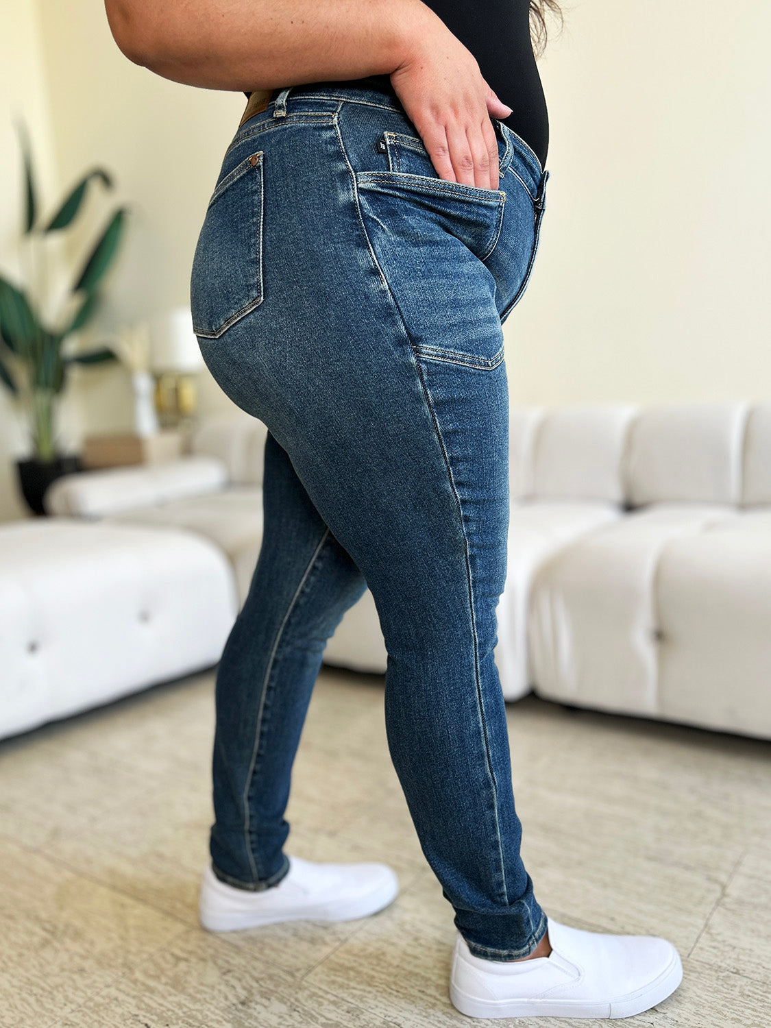 Sophia Judy Blue High Waist Skinny Jeans