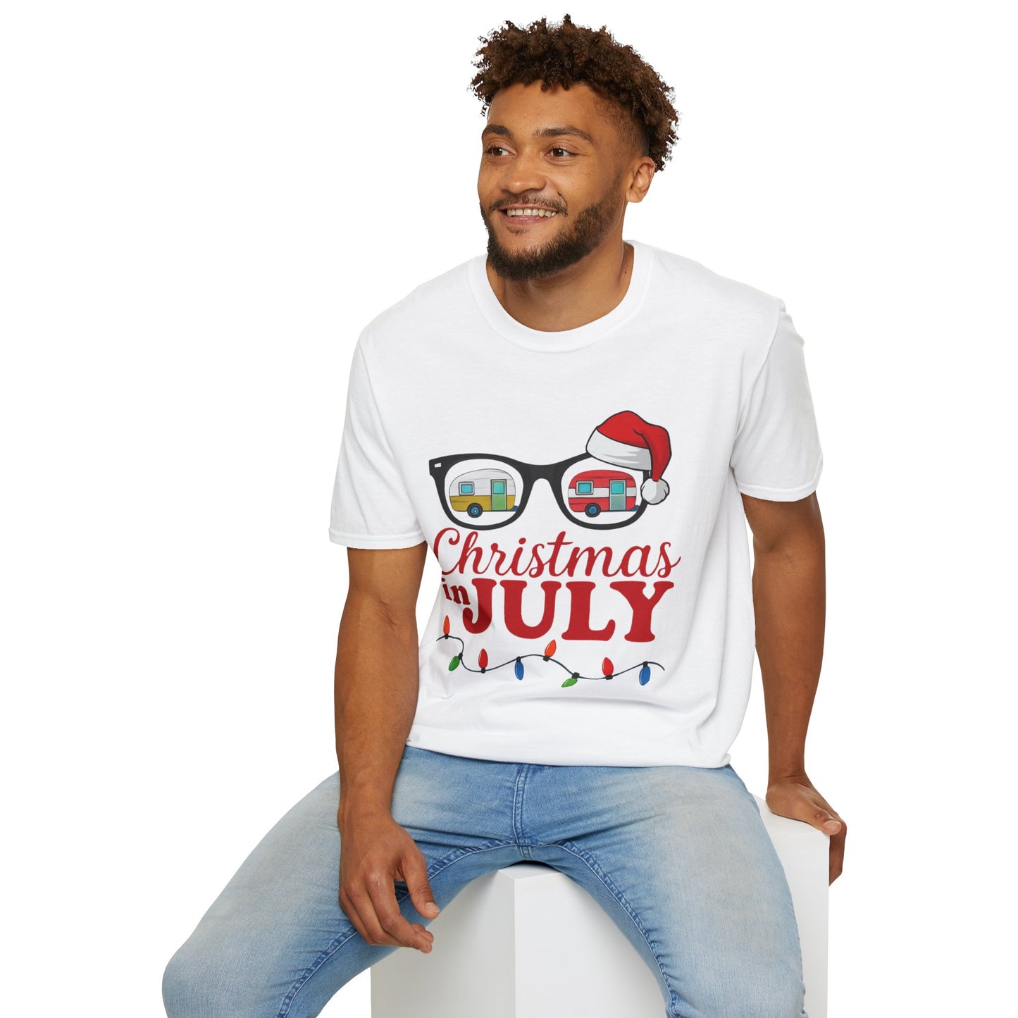 Christmas in July T-Shirt, Unisex Softstyle Tee