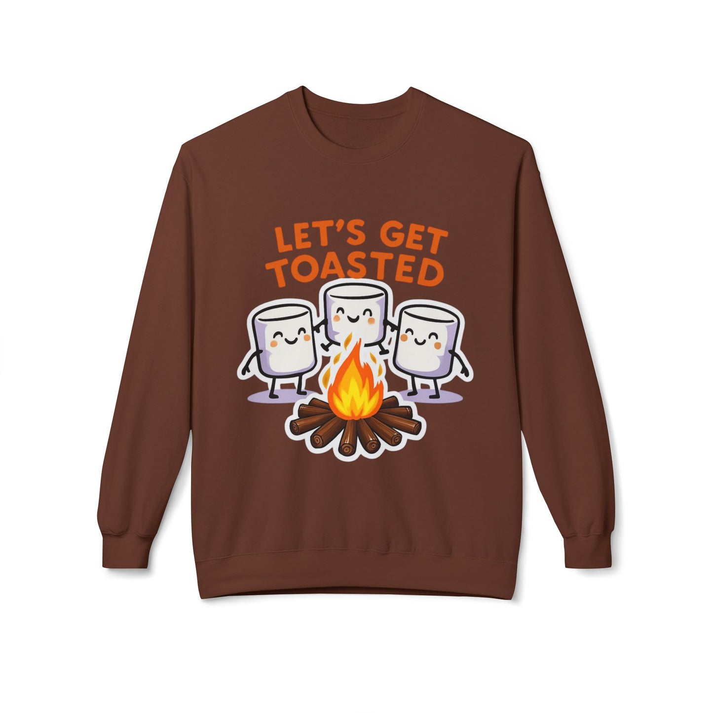 Let's Get Toasted Fleece Crewneck Sweatshirt