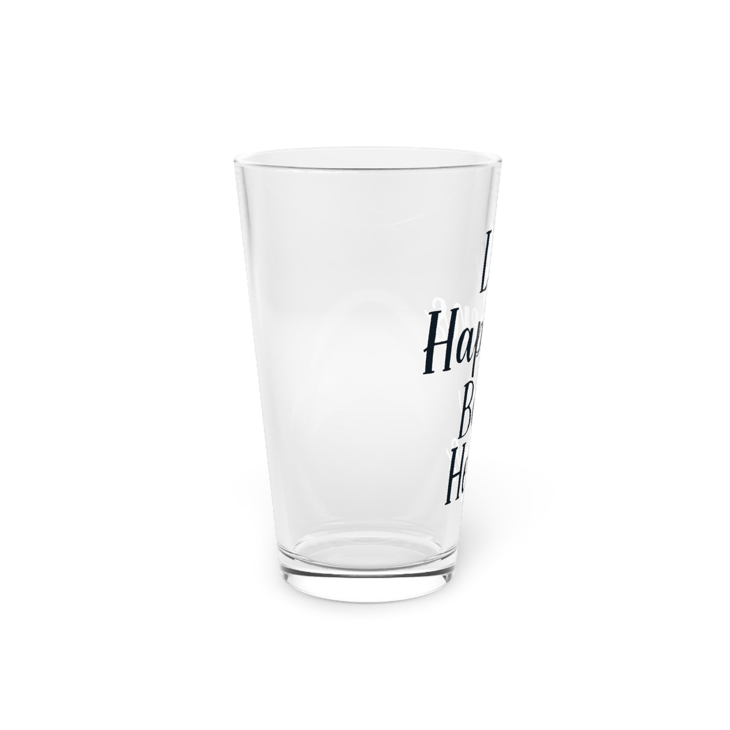 16oz Pint Glass - Life Happens Beer Helps