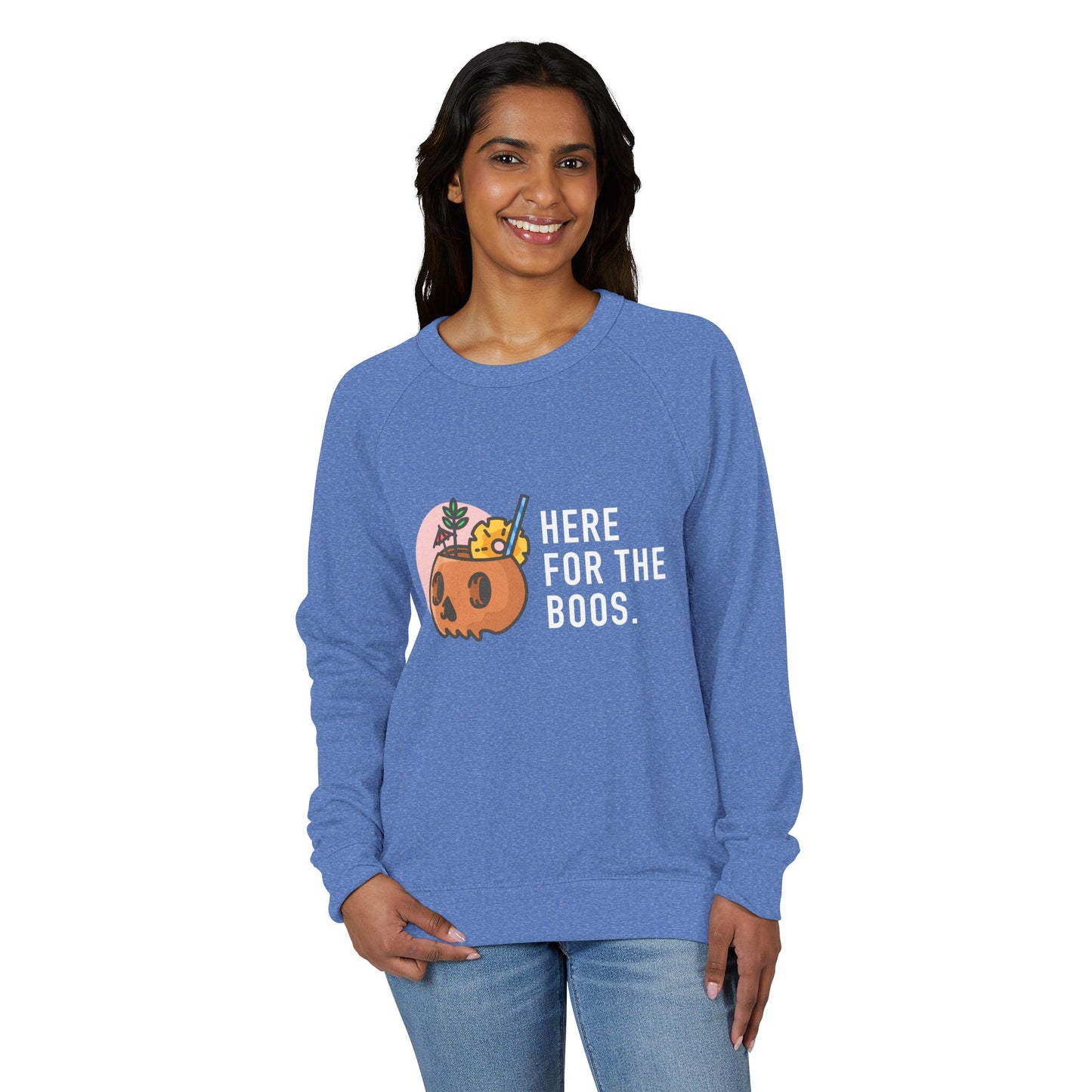 Here for the Boos Halloween Unisex French Terry Sweatshirt