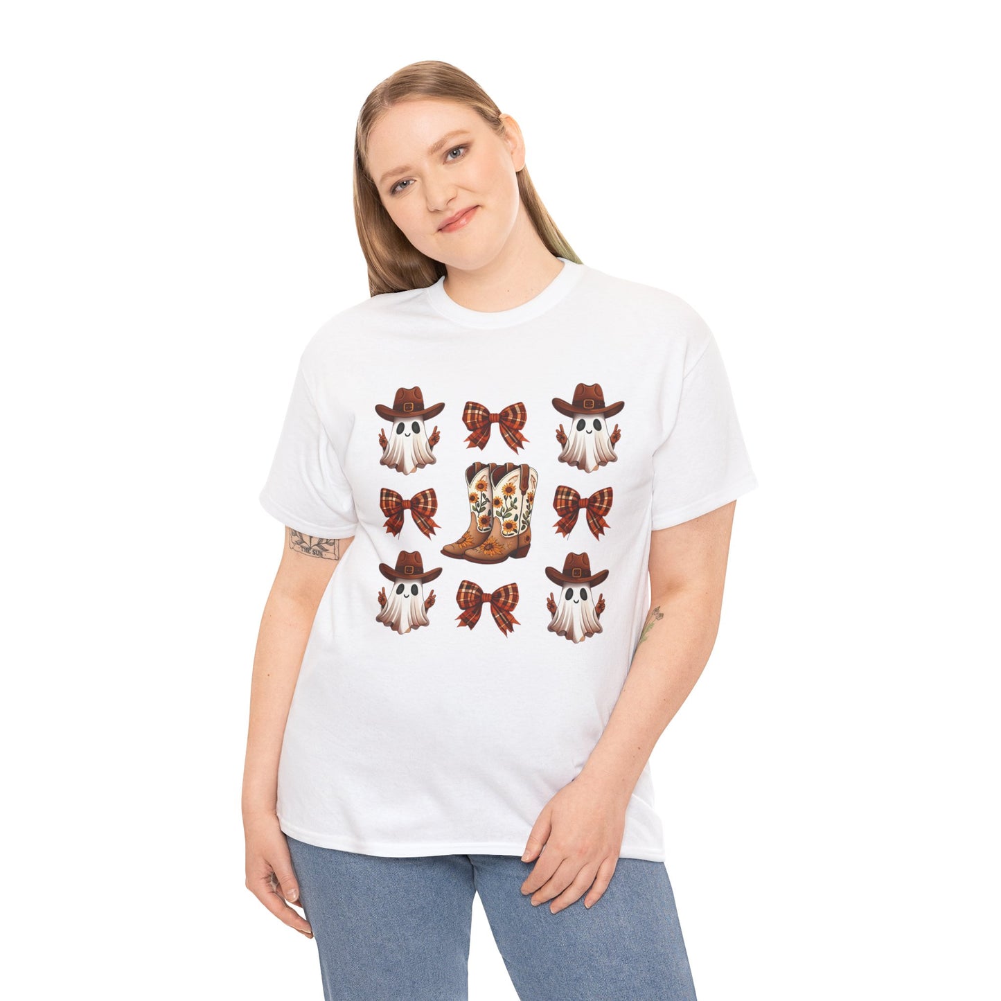 Boo Cowgirl Unisex Heavy Cotton Tee