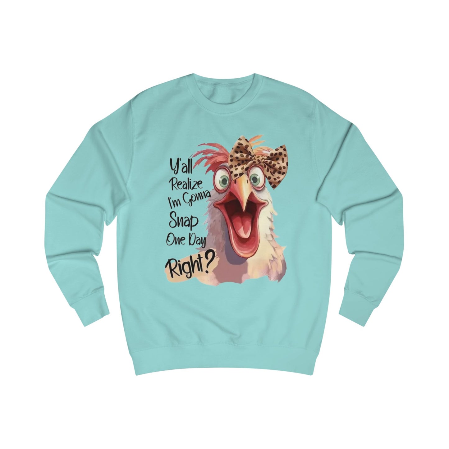 Funny Chicken Sweatshirt, Unisex