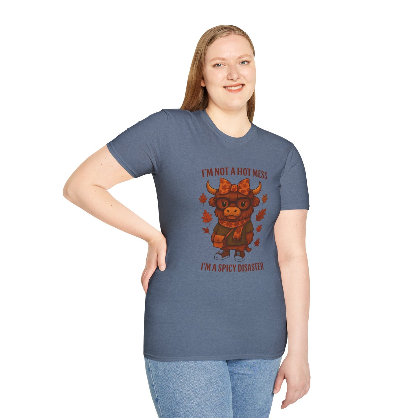 Spicy Disaster Fall Cow T-Shirt