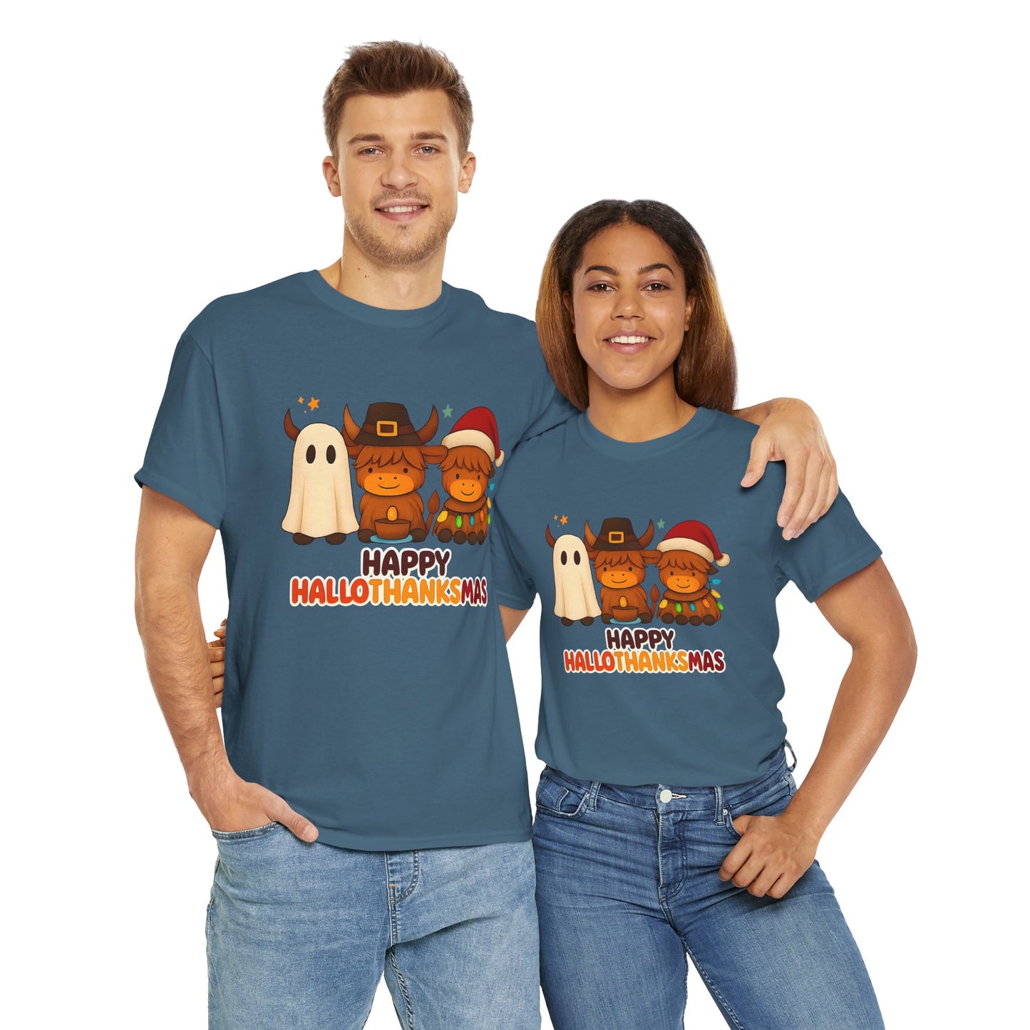 HalloThanksMas Unisex Tee