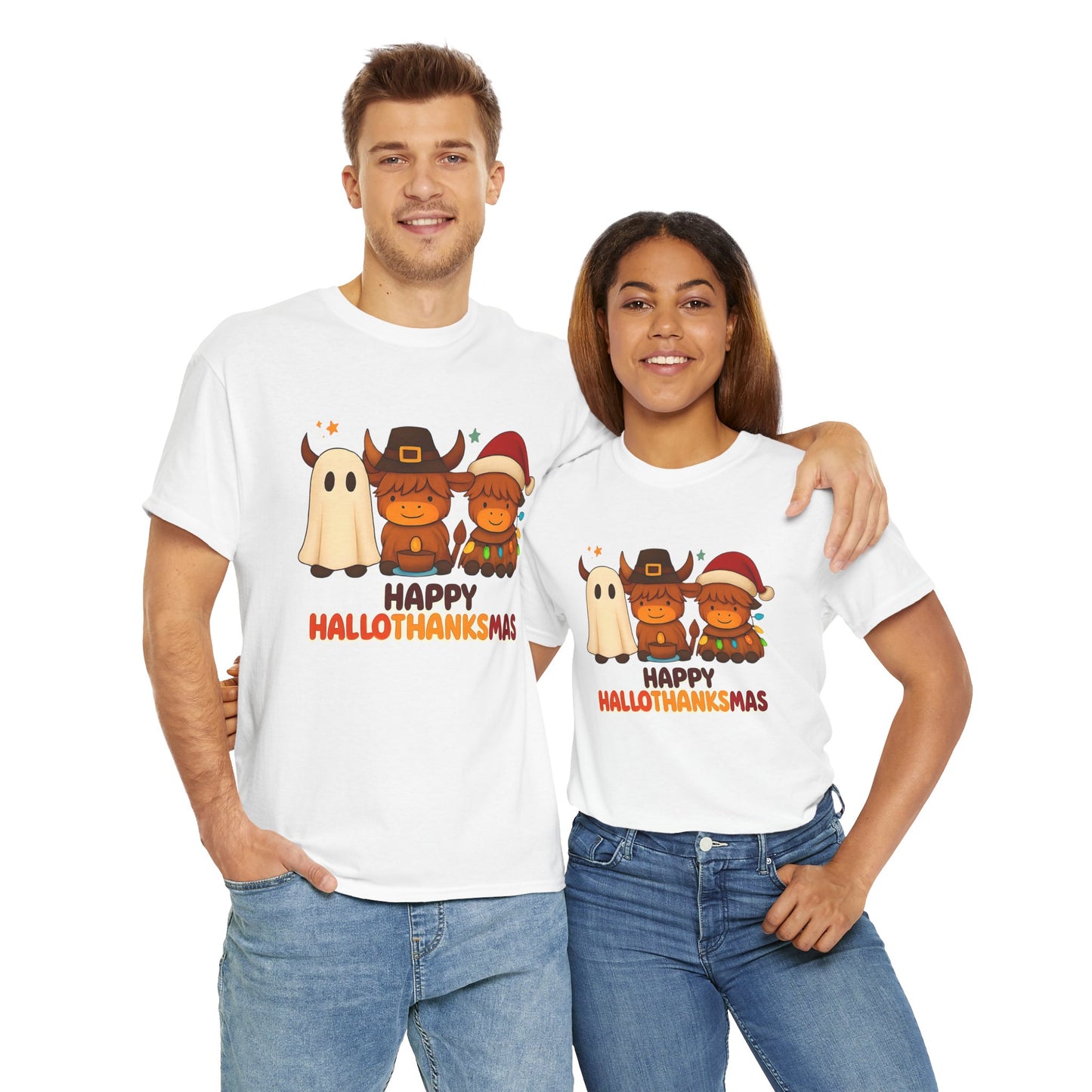 HalloThanksMas Unisex Tee