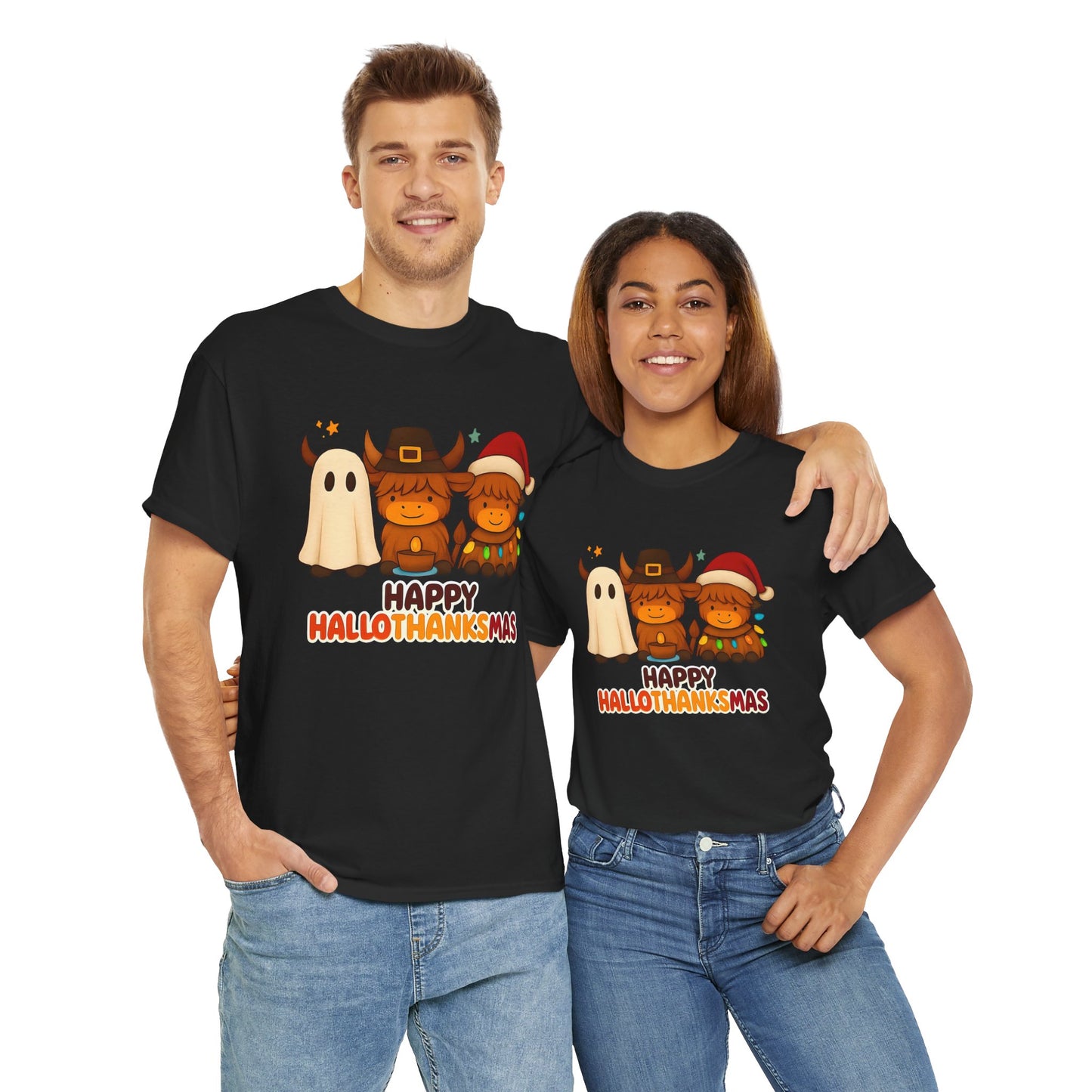 HalloThanksMas Unisex Tee