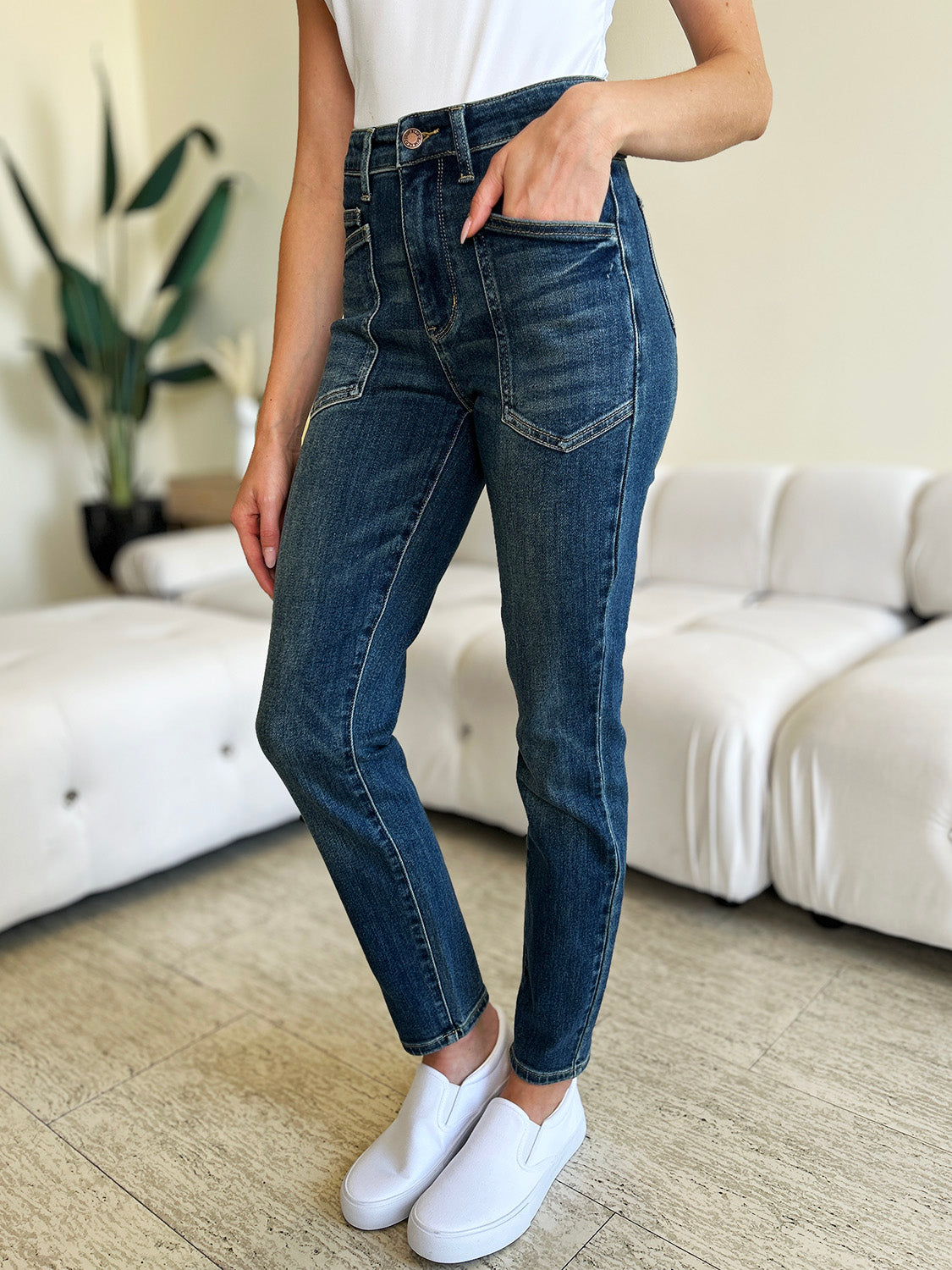 Sophia Judy Blue High Waist Skinny Jeans