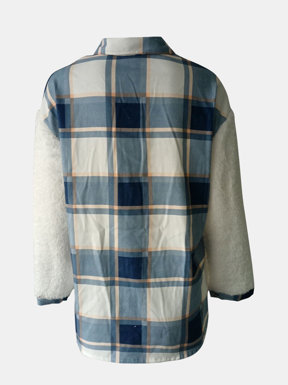 Fuzzy Button Up Long Sleeve