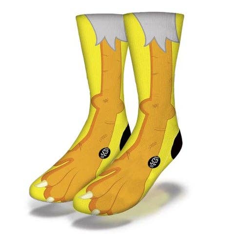 CRAZY CHICKEN LEGS Funny Animal Socks