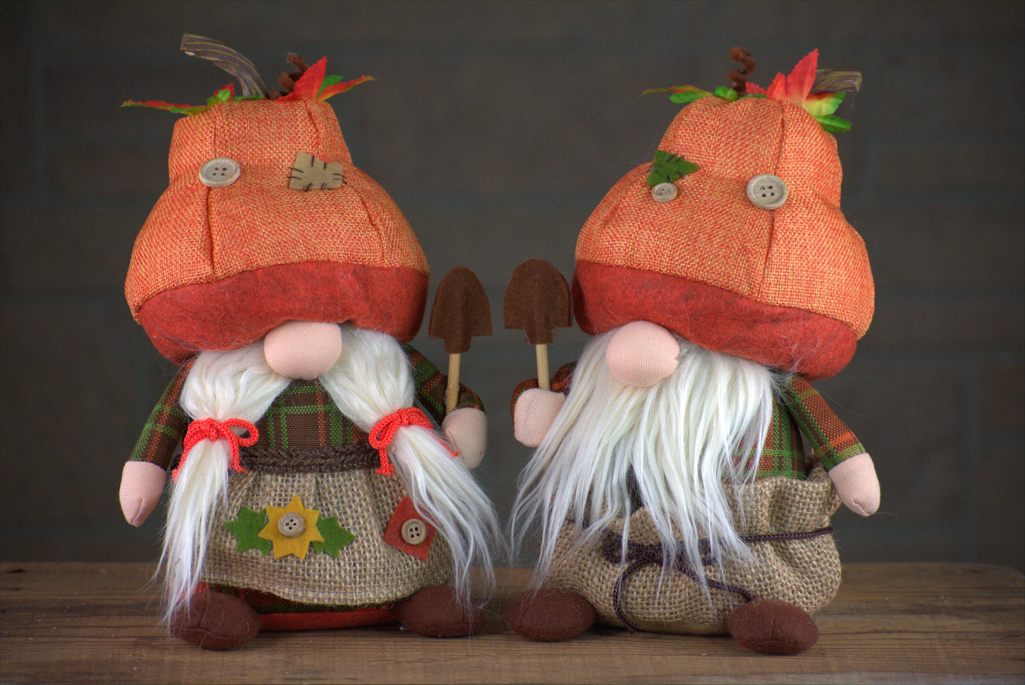 Emma & Emmett Set of 2 8in Fall Sitters