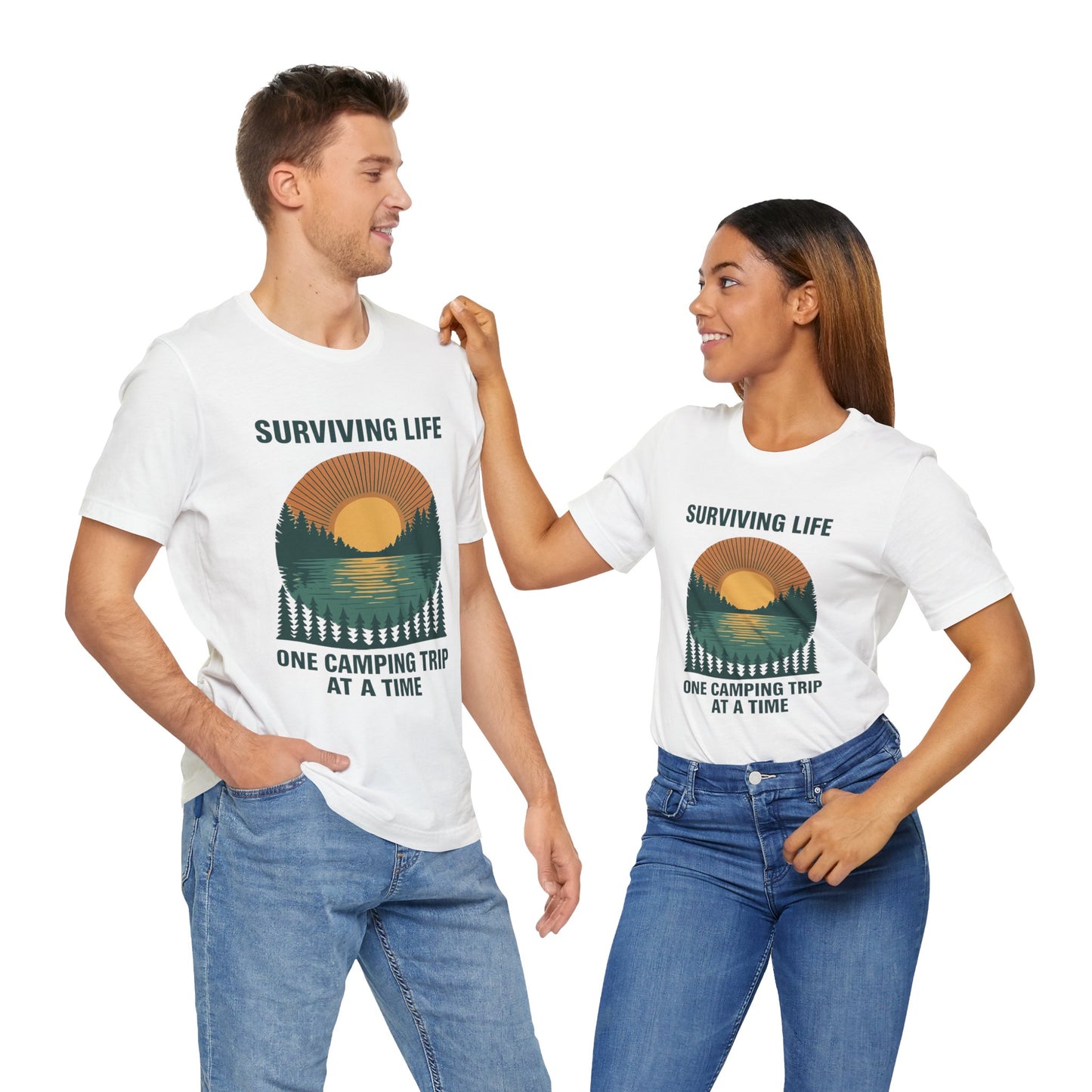 Surviving Life Camping Trip Tee, Unisex