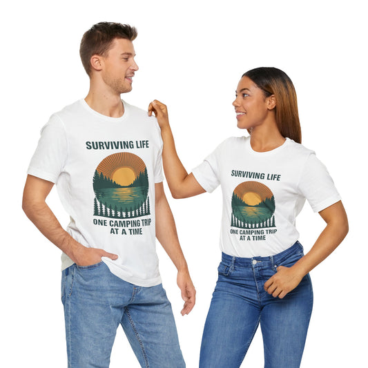 Surviving Life Camping Trip Tee, Unisex