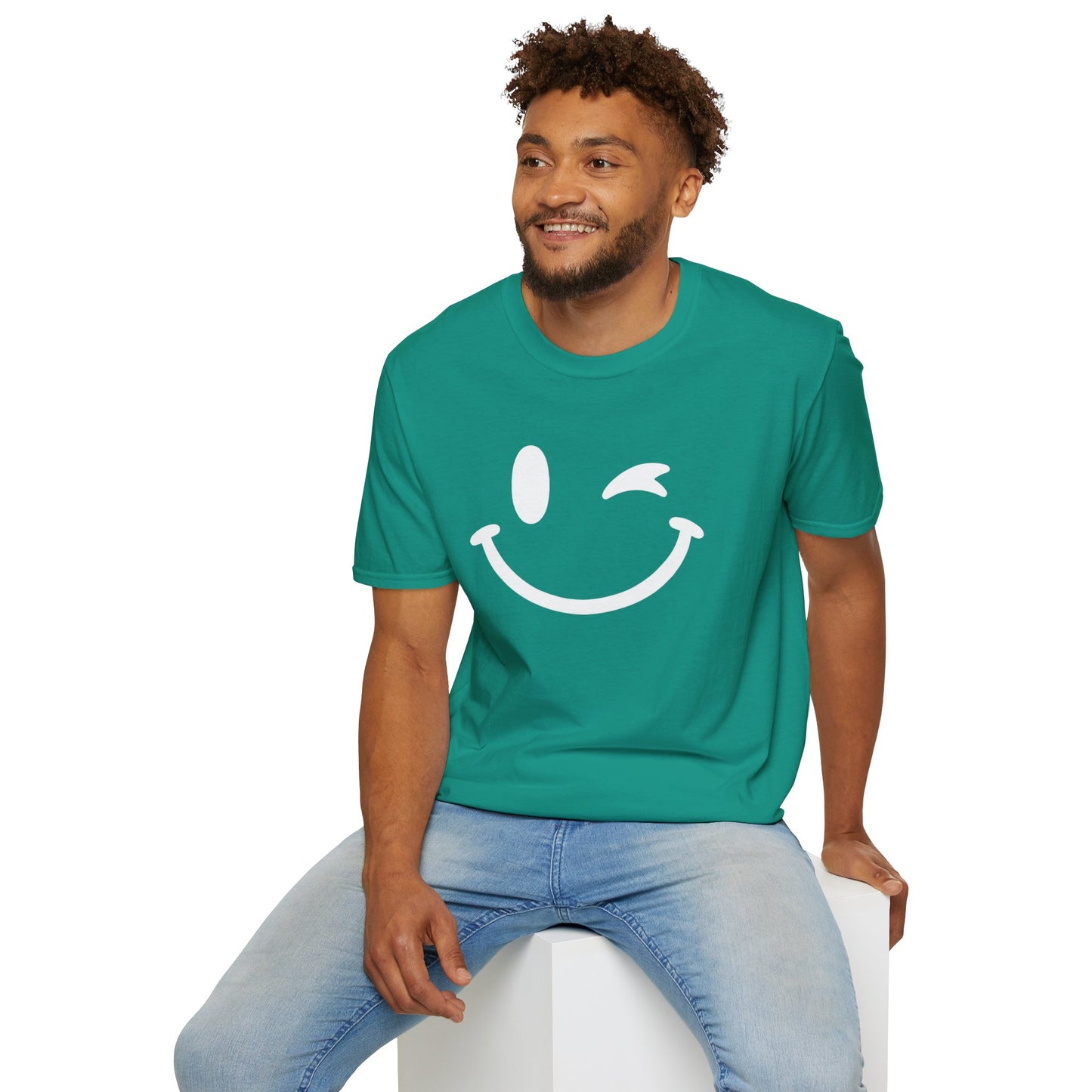 Smiley Face Unisex Softstyle T-Shirt