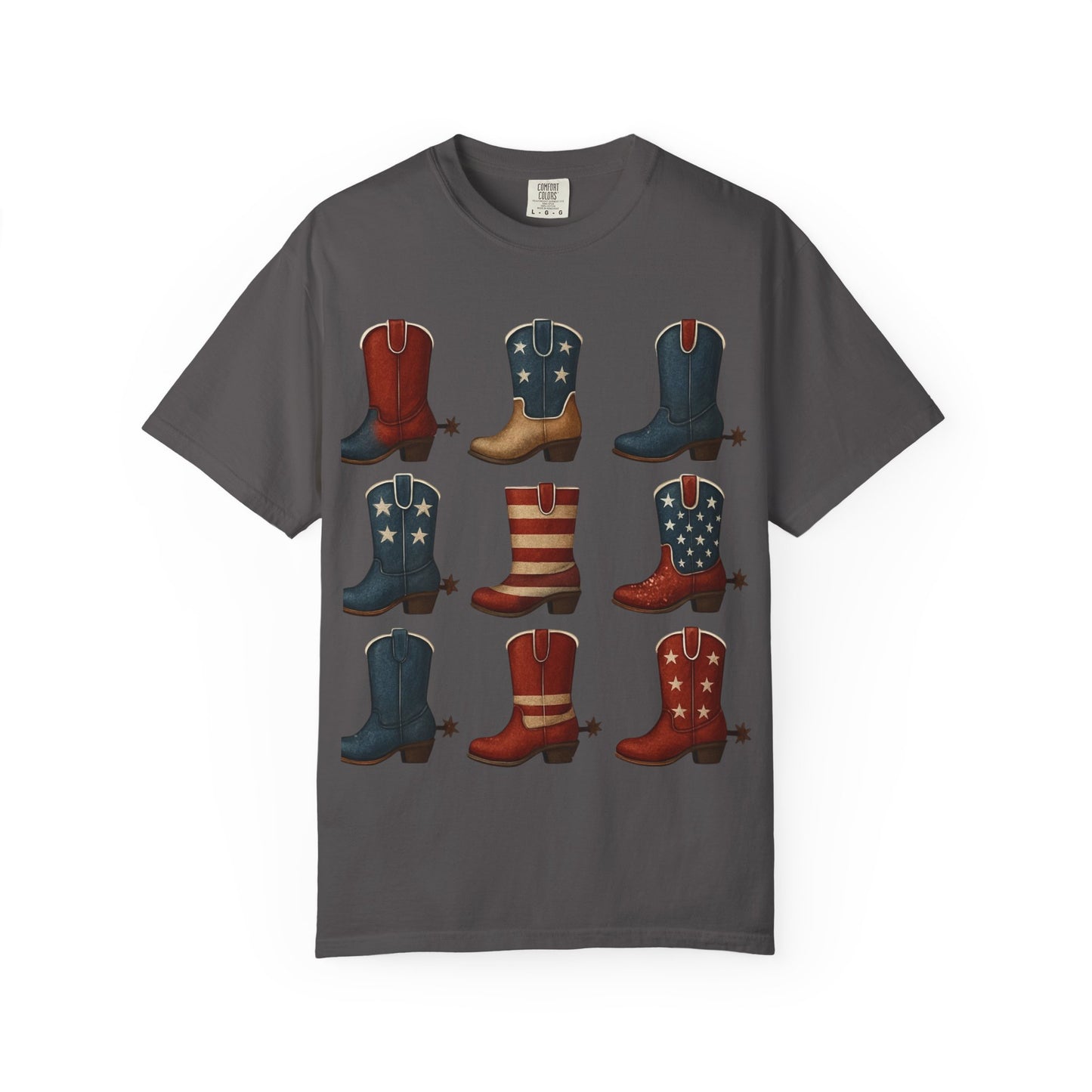 Americana Western Style Cowboy Boots Unisex T-Shirt