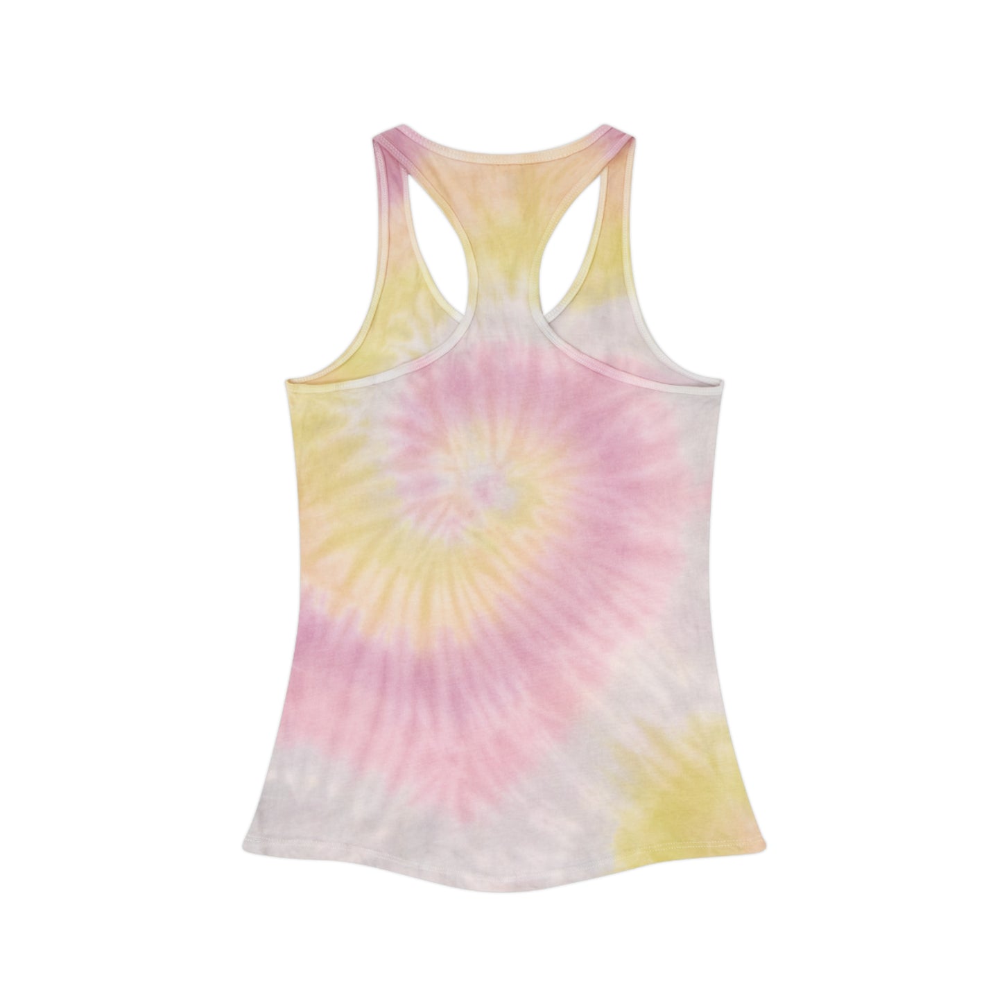 Palm Tree Tie Dye Racerback Tank Top