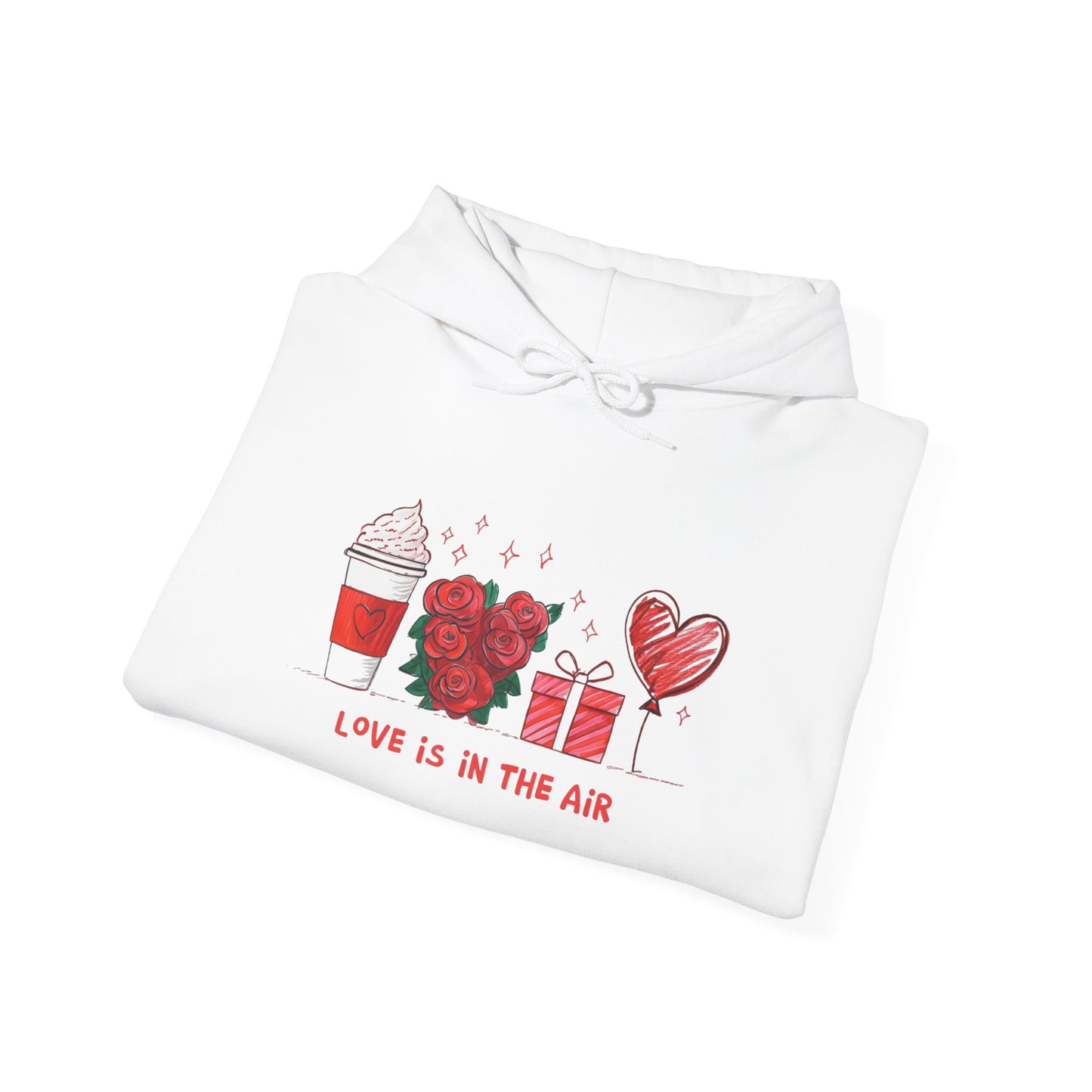 Love is in the Air Hooded Sweatshirt