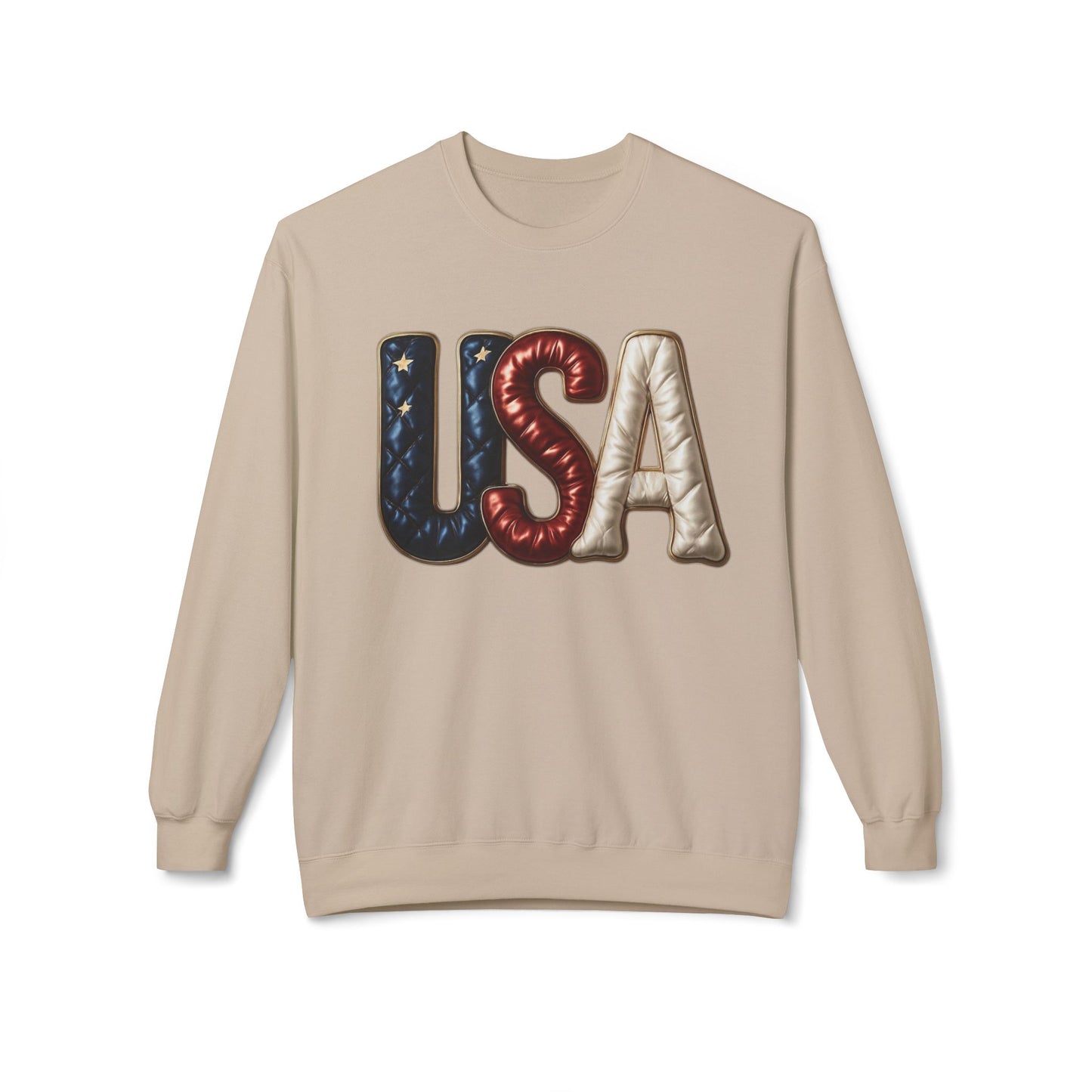 USA Fleece Crewneck Unisex Sweatshirt