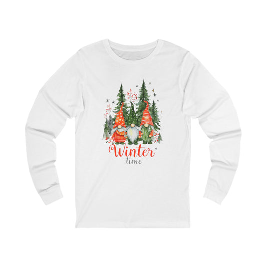 Gnome Winter Time Long Sleeve Tee