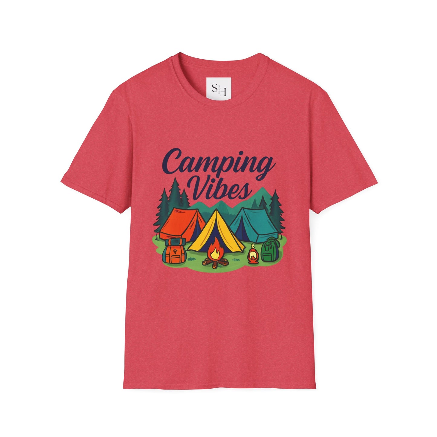 Camping Vibes Unisex Softstyle T-Shirt