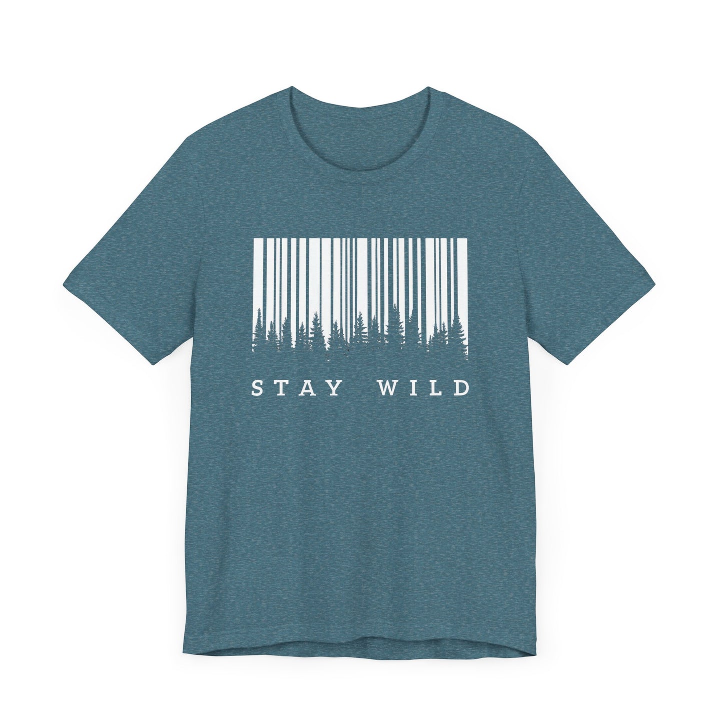 Stay Wild Trees Unisex Jersey Short Sleeve Tee