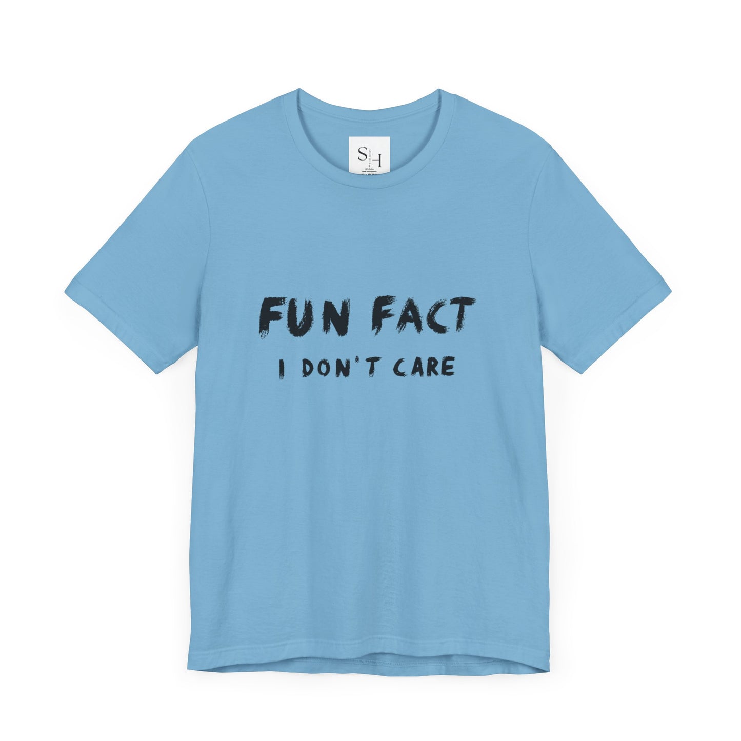 Fun Fact I Don't Care Short Sleeve Tee