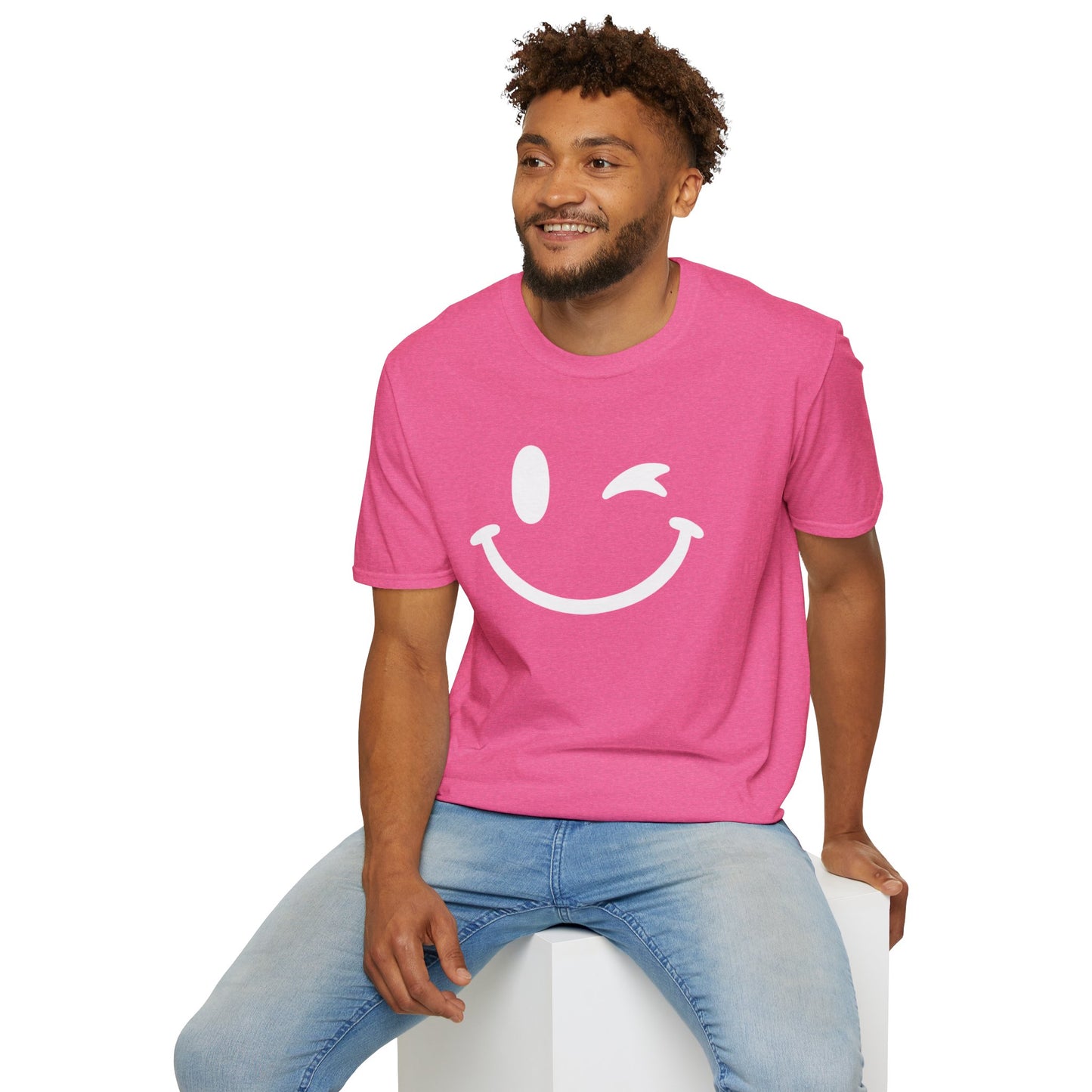 Smiley Face Unisex Softstyle T-Shirt