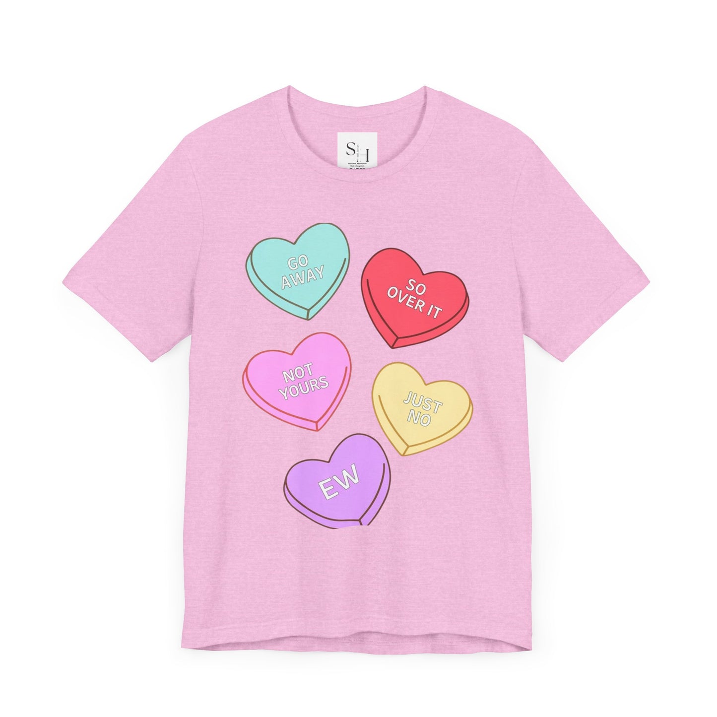 Anti-Valentine Unisex Jersey Short Sleeve Tee