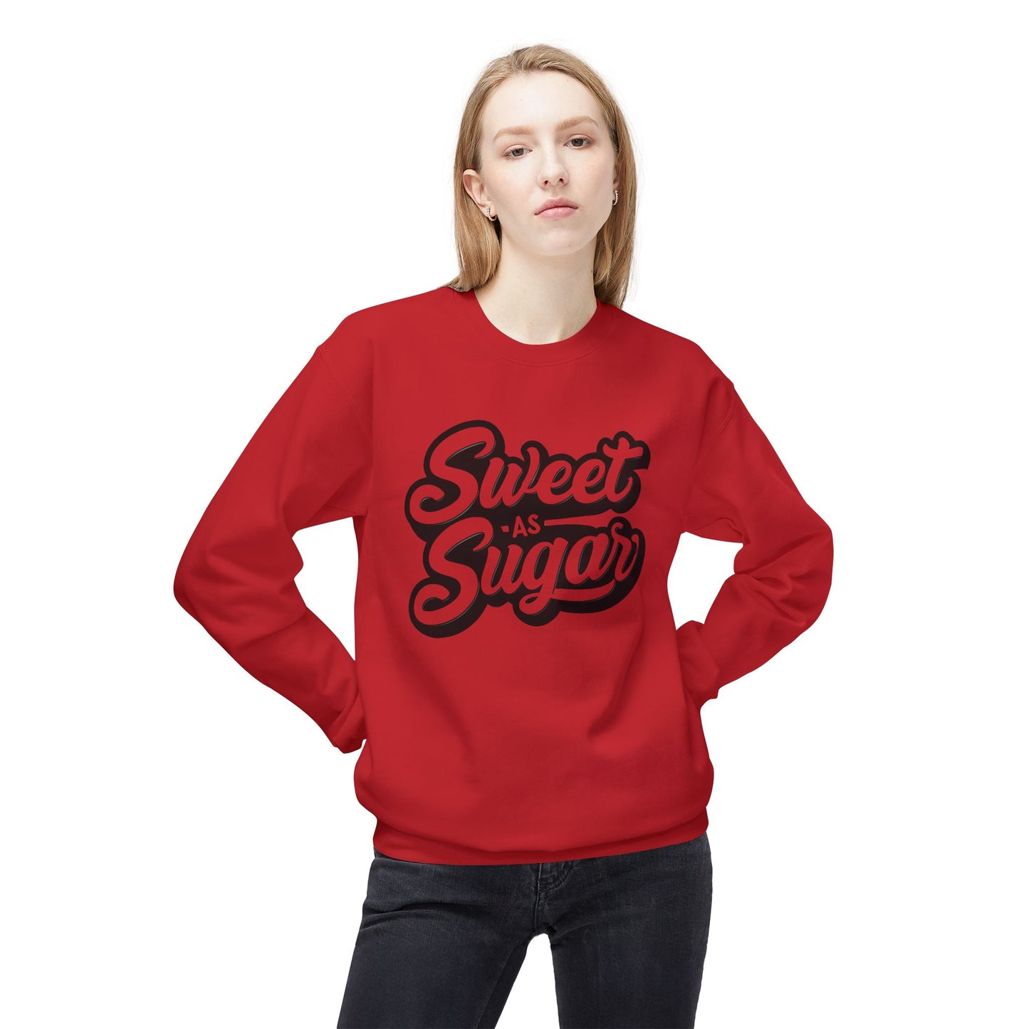 Sweet As Sugar Unisex Midweight Softstyle Fleece Crewneck Sweatshirt