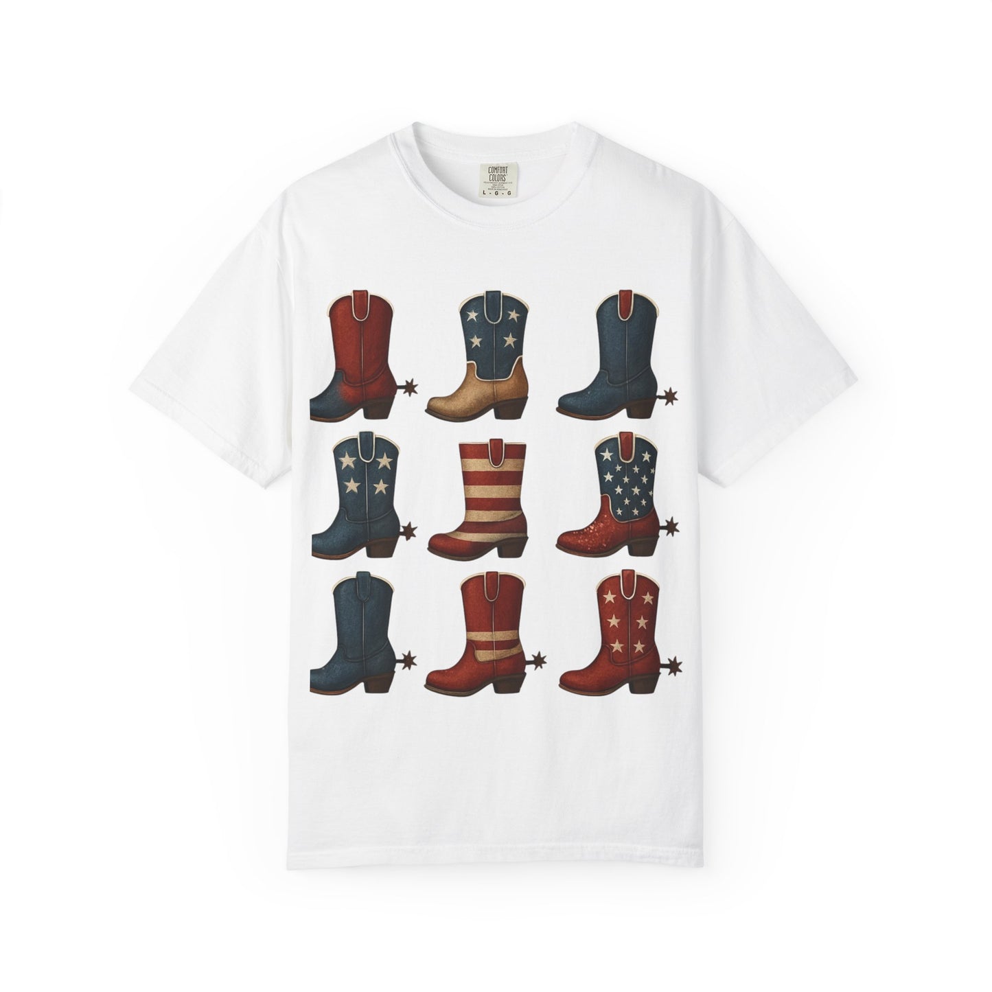 Americana Western Style Cowboy Boots Unisex T-Shirt