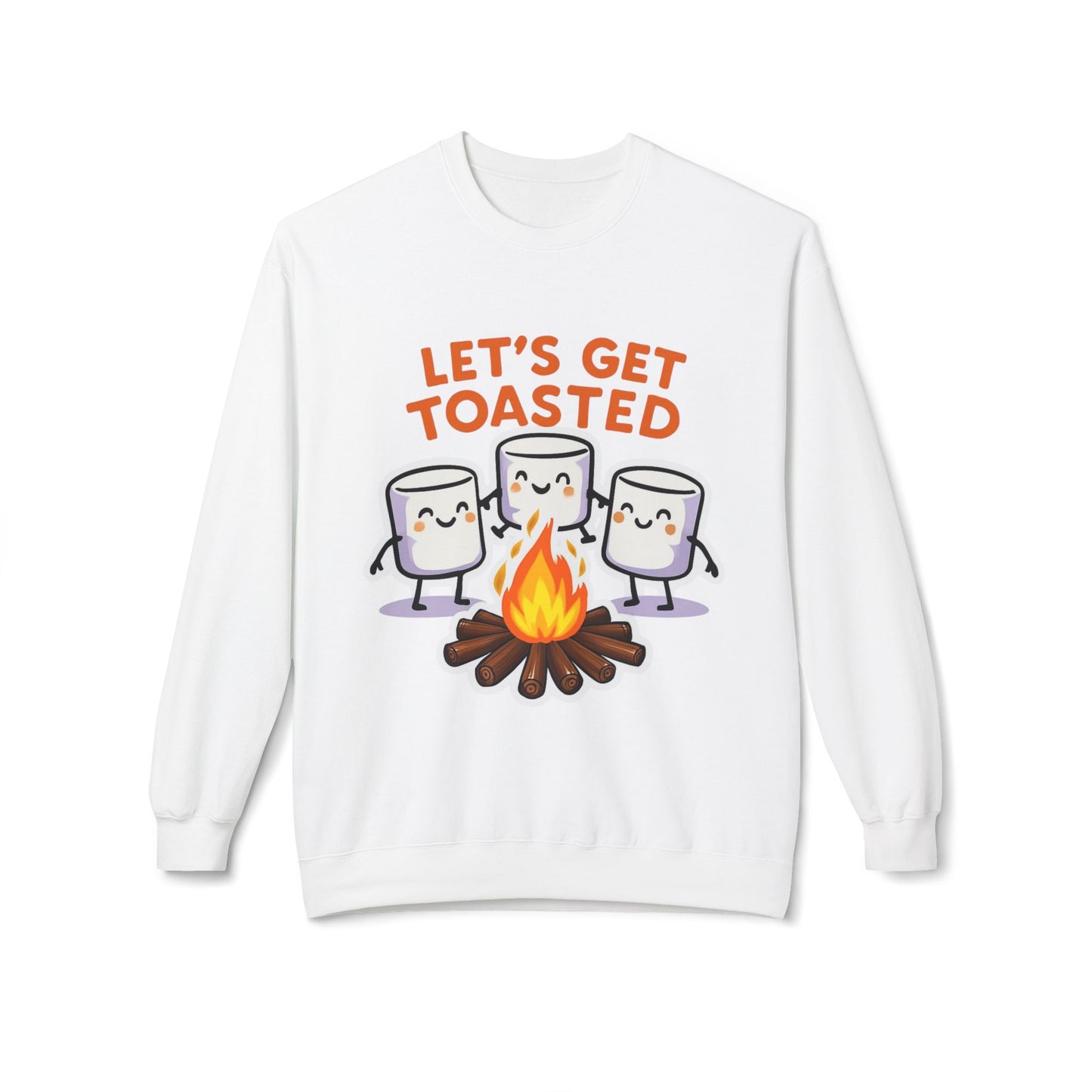 Let's Get Toasted Fleece Crewneck Sweatshirt