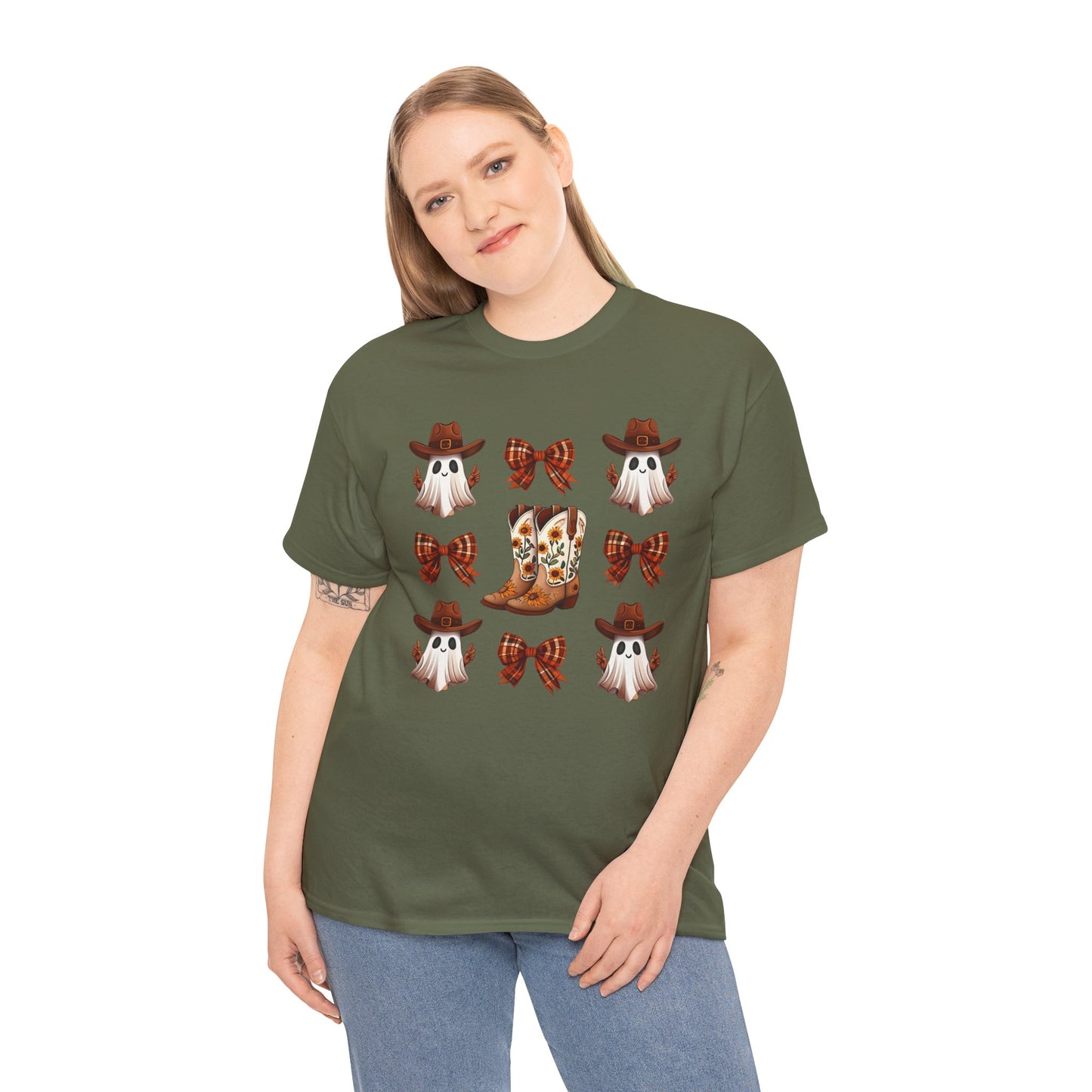 Boo Cowgirl Unisex Heavy Cotton Tee